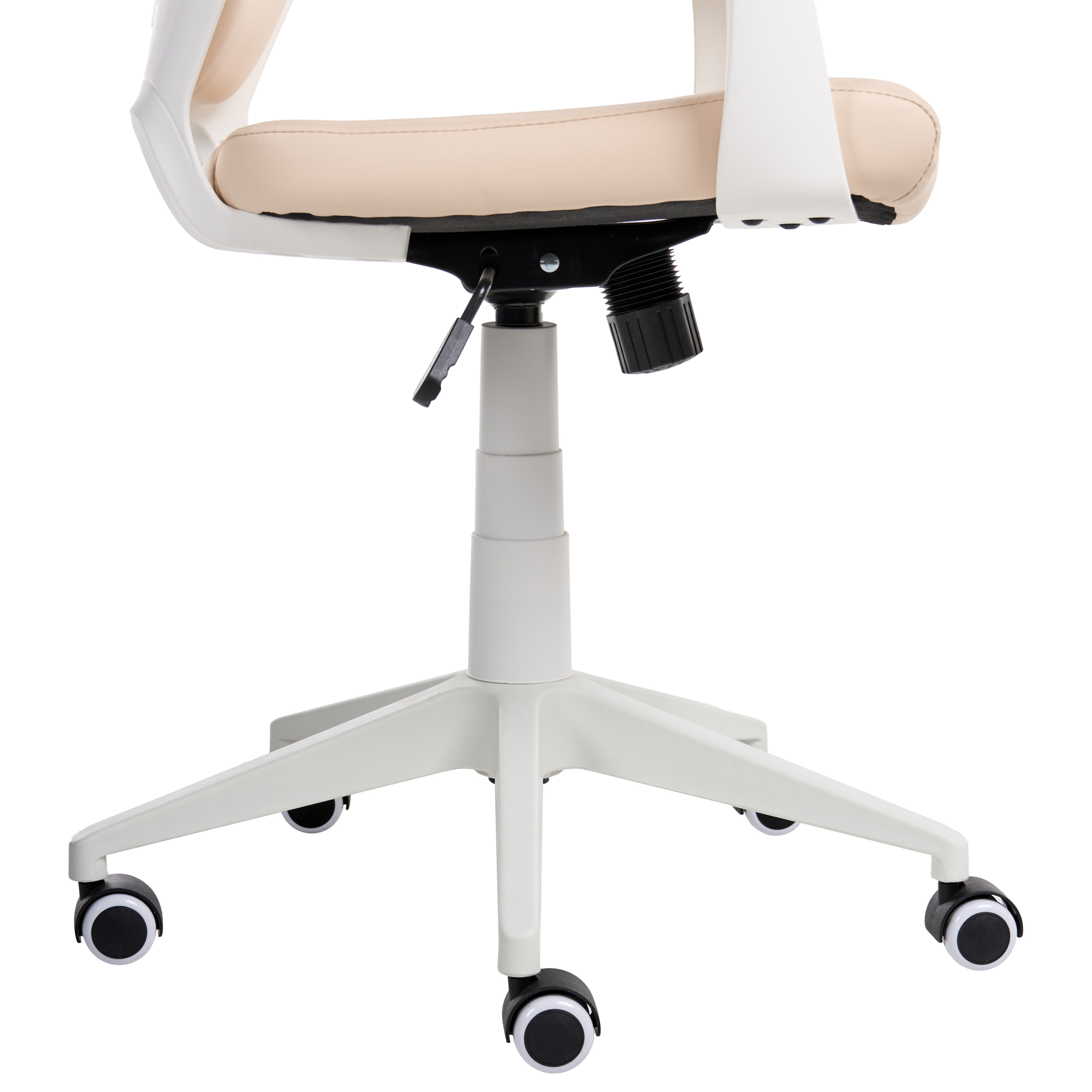 Scaun ergonomic DELIGHT Piele ecologică Bej deschis [9]
