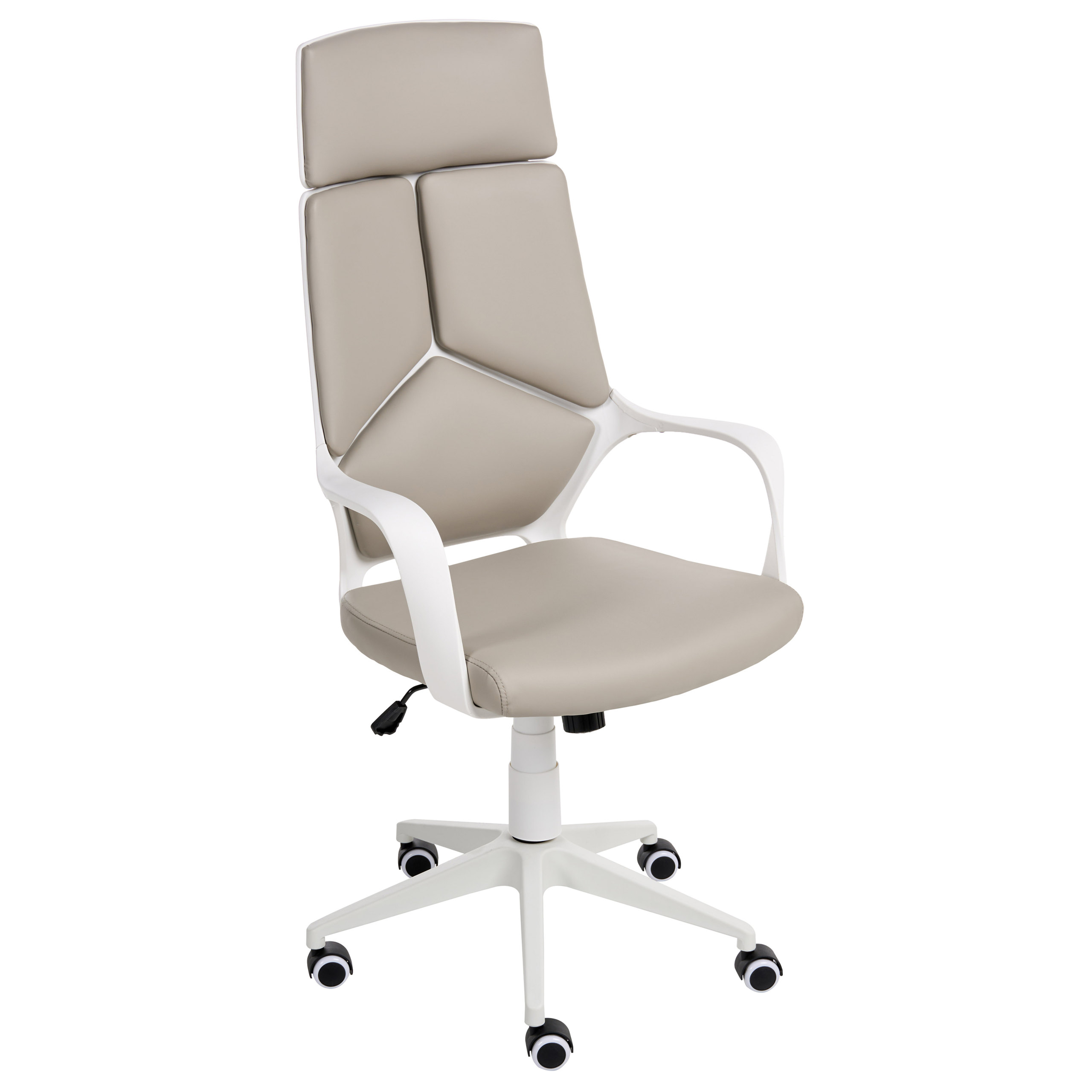 Scaun ergonomic DELIGHT Piele ecologică Taupe [2]