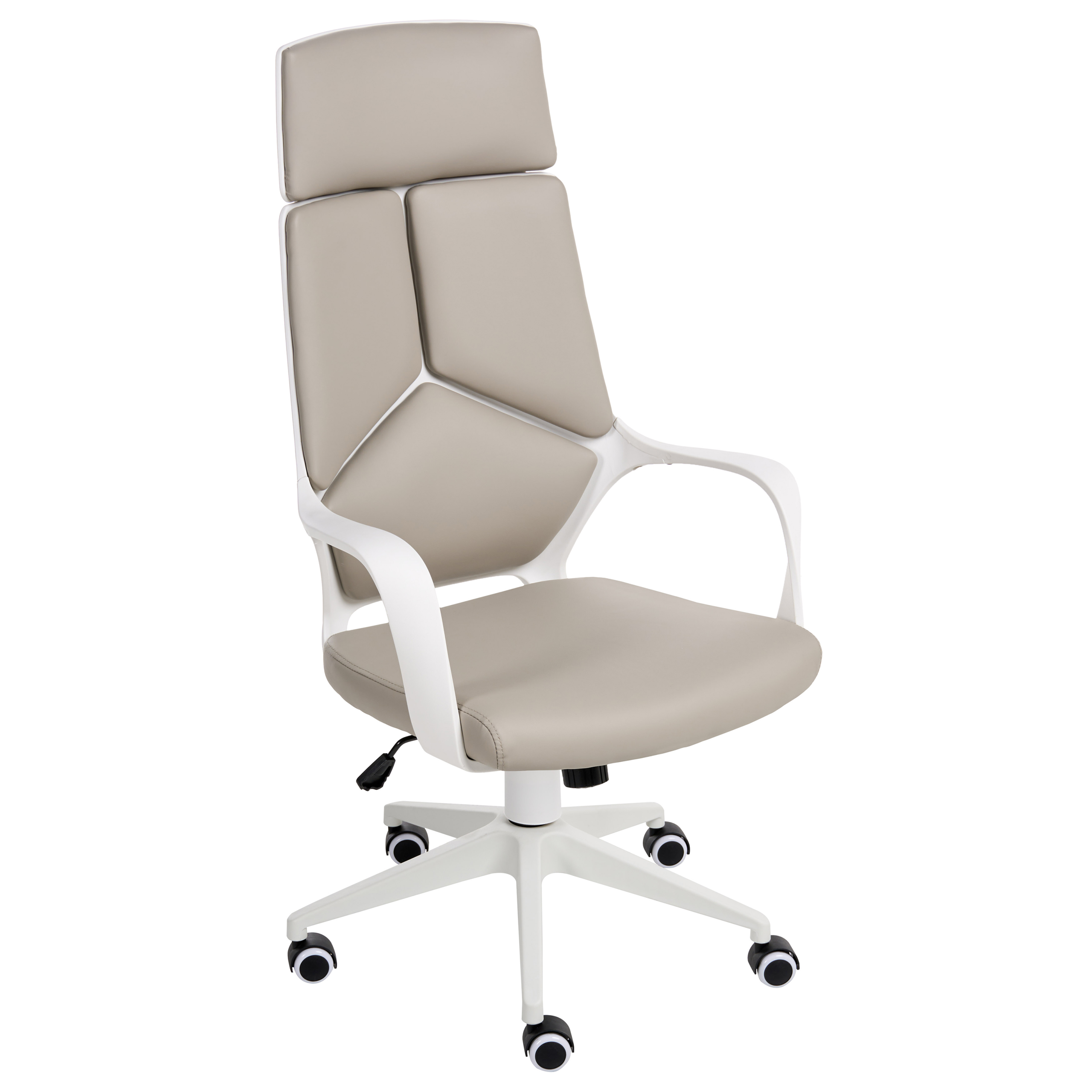 Scaun ergonomic DELIGHT Piele ecologică Taupe [4]