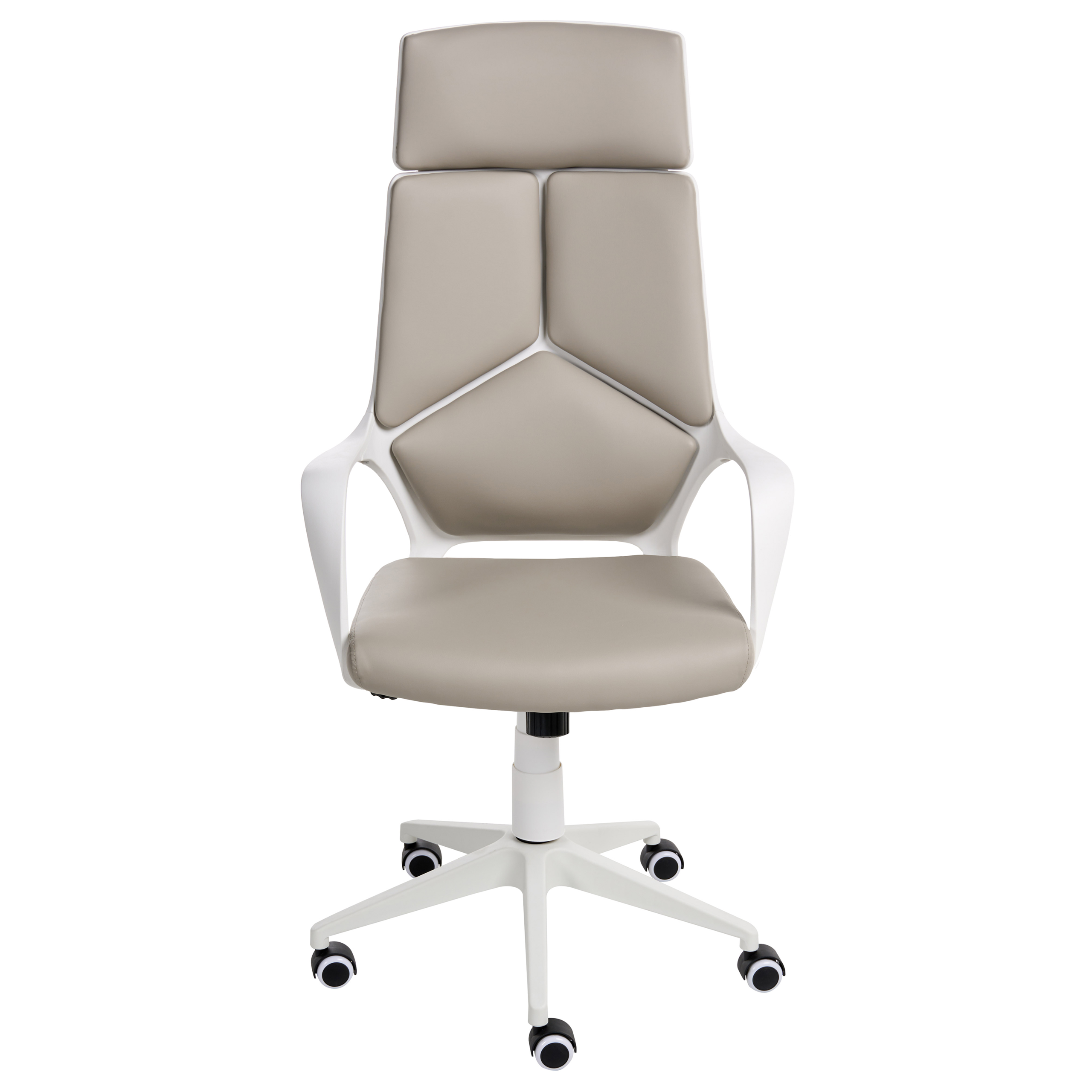 Scaun ergonomic DELIGHT Piele ecologică Taupe [6]