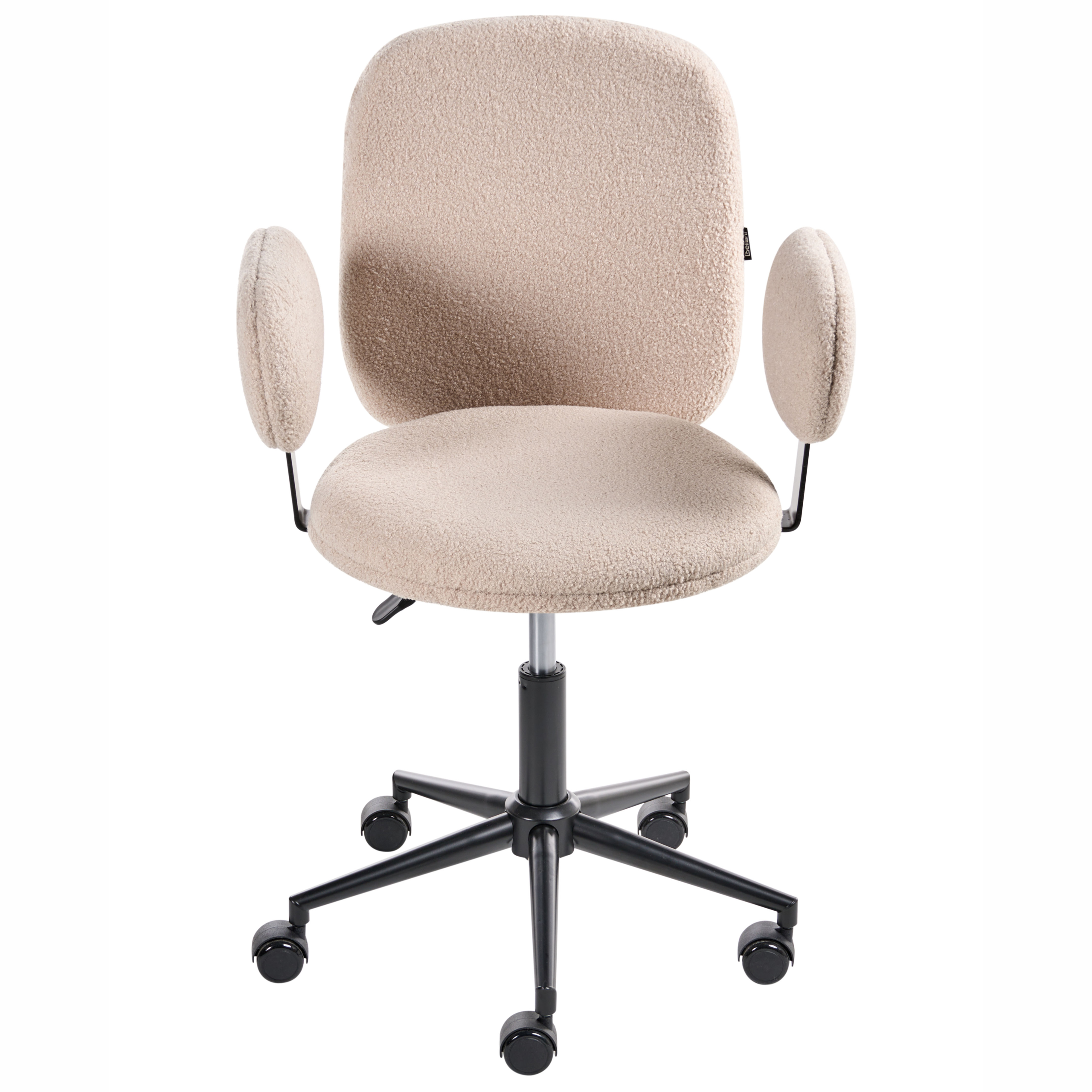 Office chair MORAGA Beige Boucle [6]