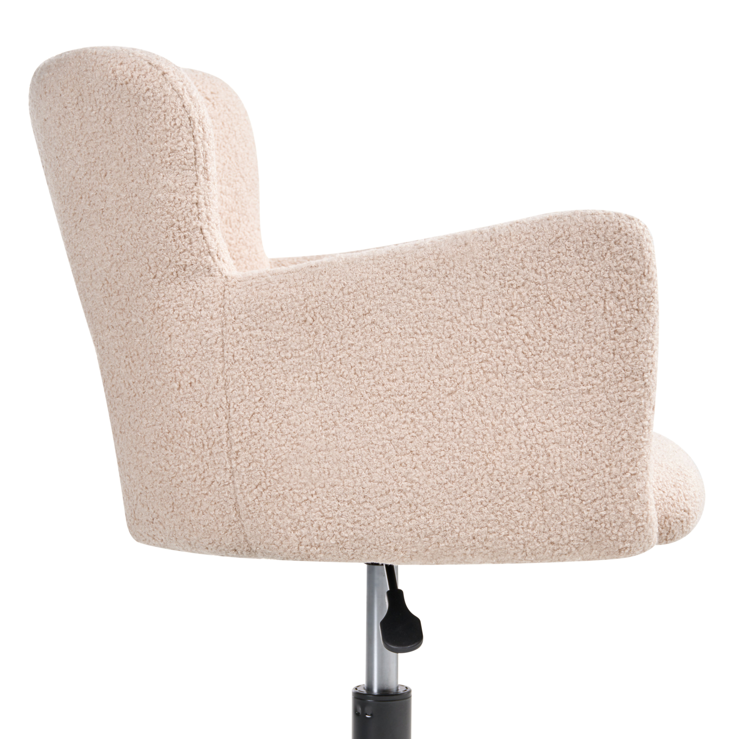 SANILAC Boucle Office Chair Beige [7]