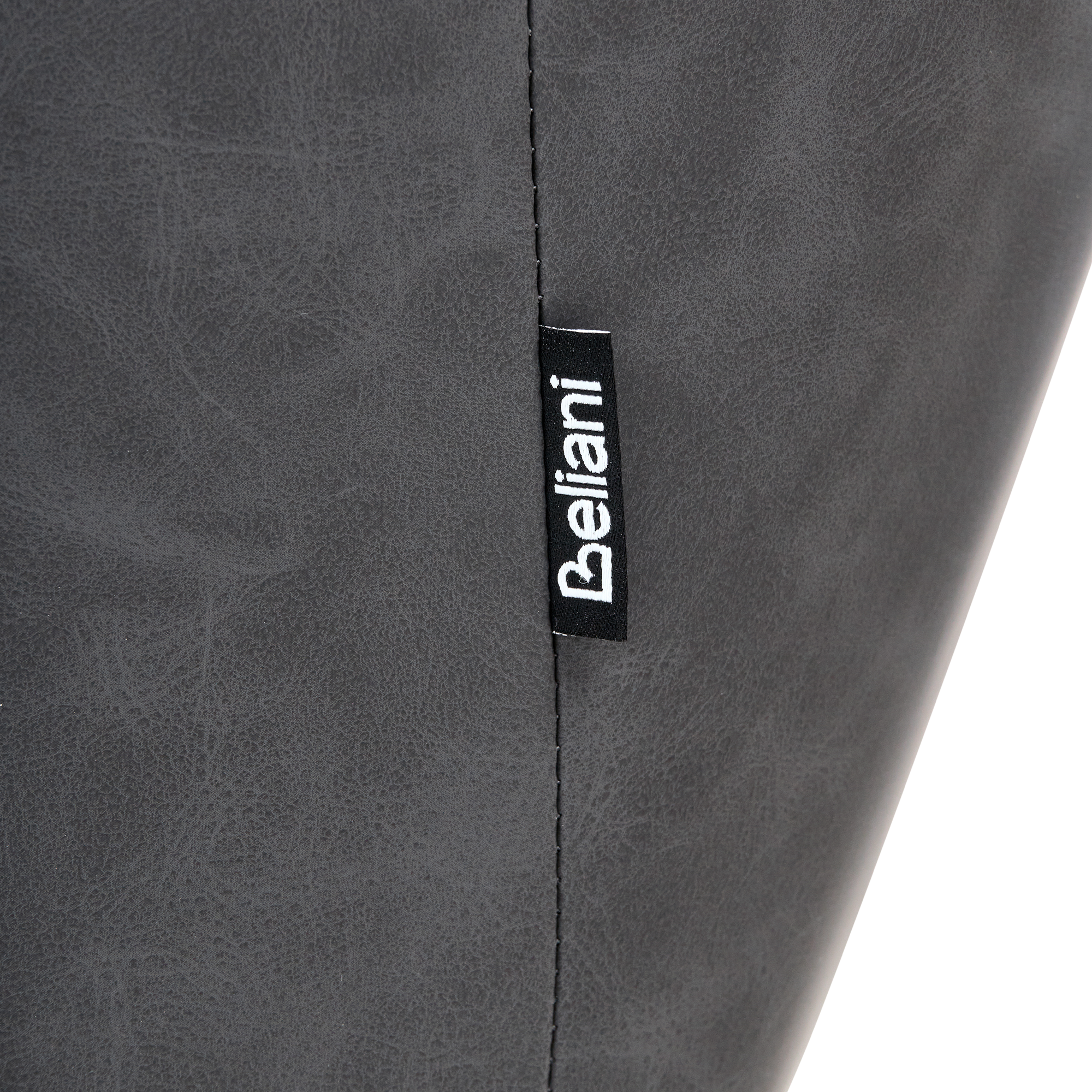 Set of 2 dining chairs SANSARC Swivel Black Leather [9]