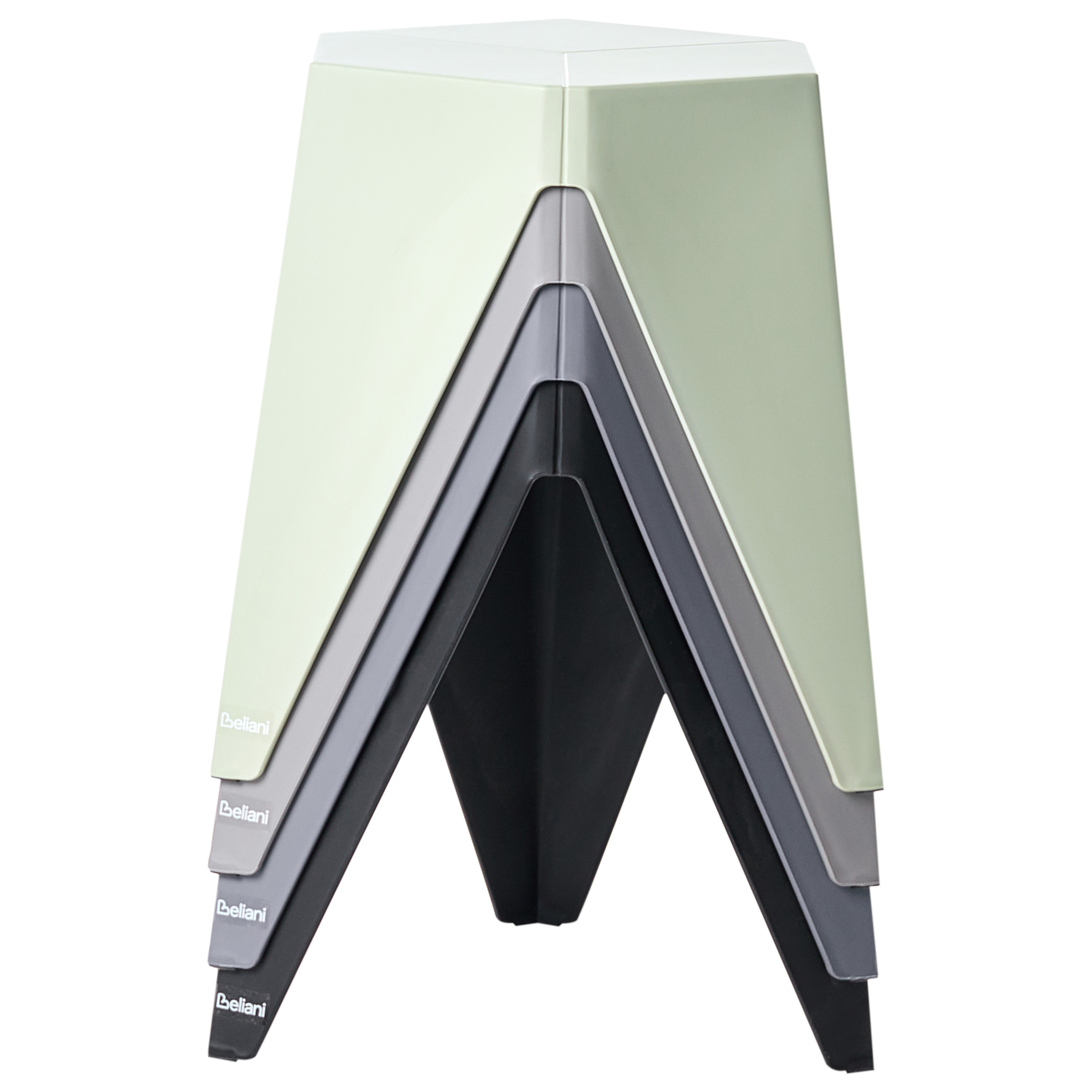 Set of 4 garden stools KARAVOS Multicolor [4]