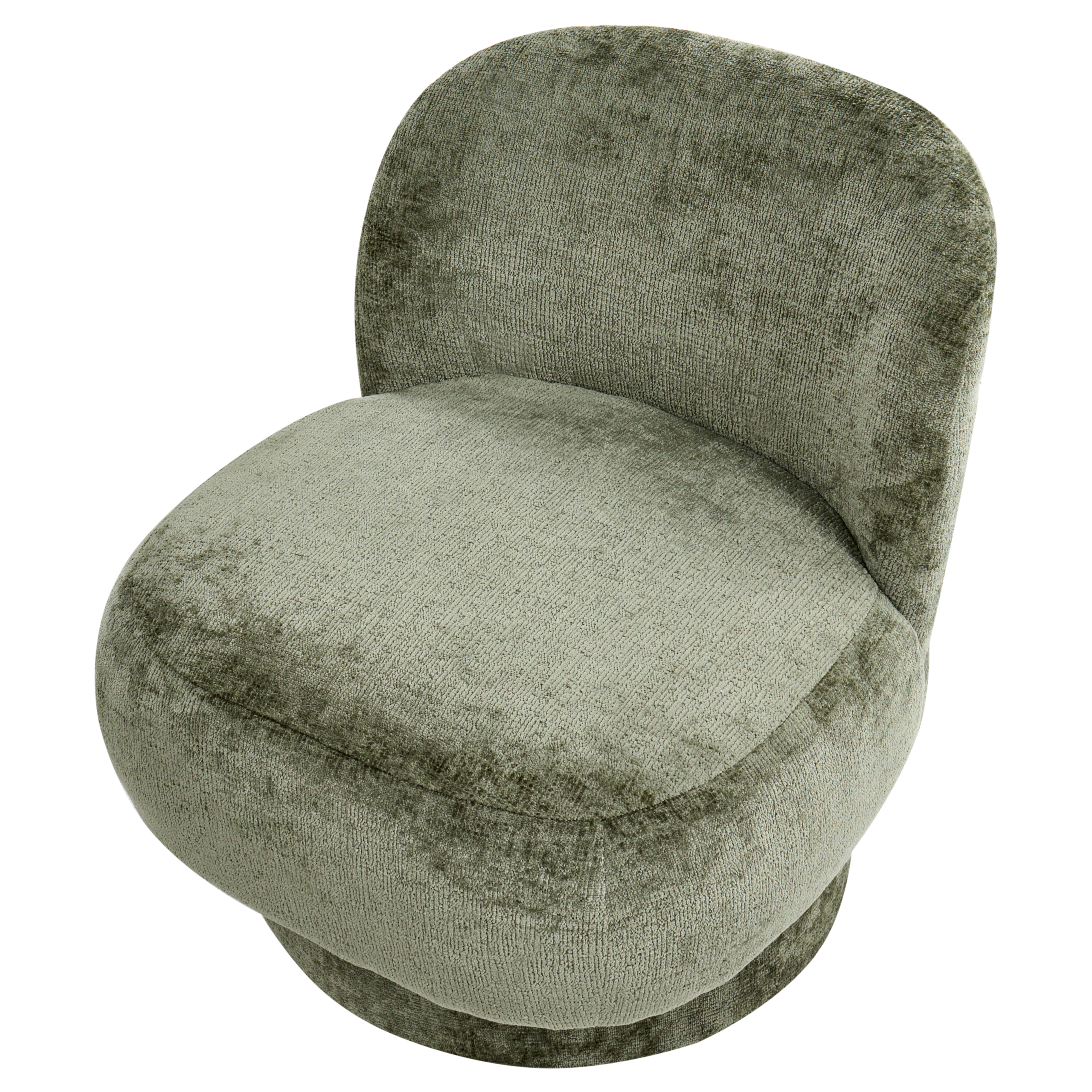 Fotoliu rotativ AYLO Chenille Verde [5]