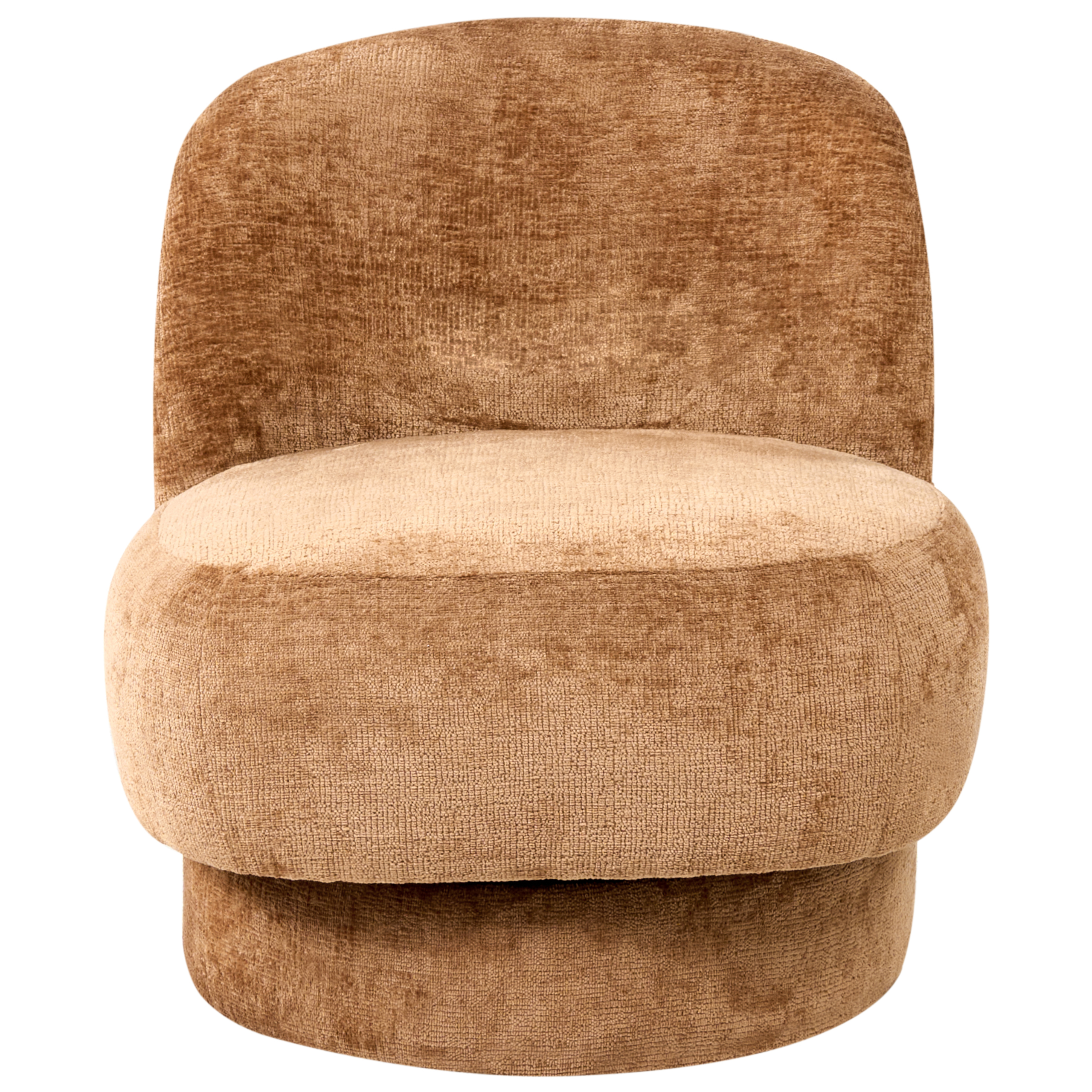 Fotoliu rotativ AYLO Chenille Maro auriu [3]