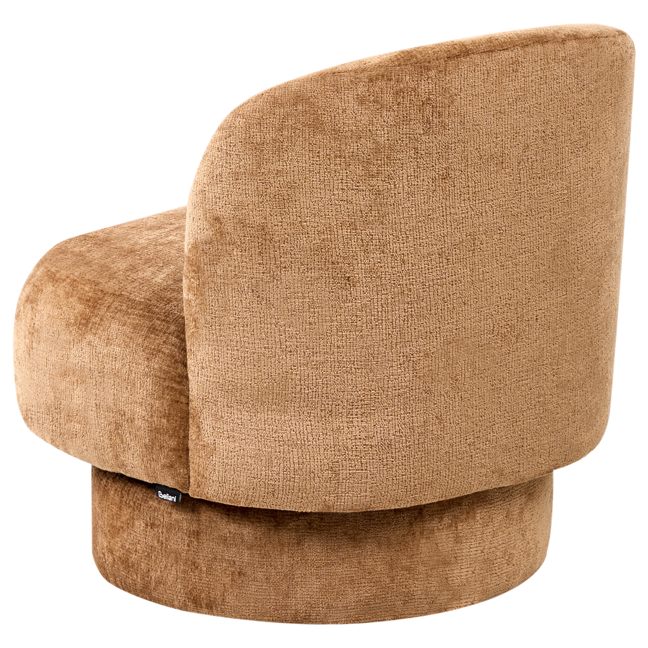 Fotoliu rotativ AYLO Chenille Maro auriu [5]