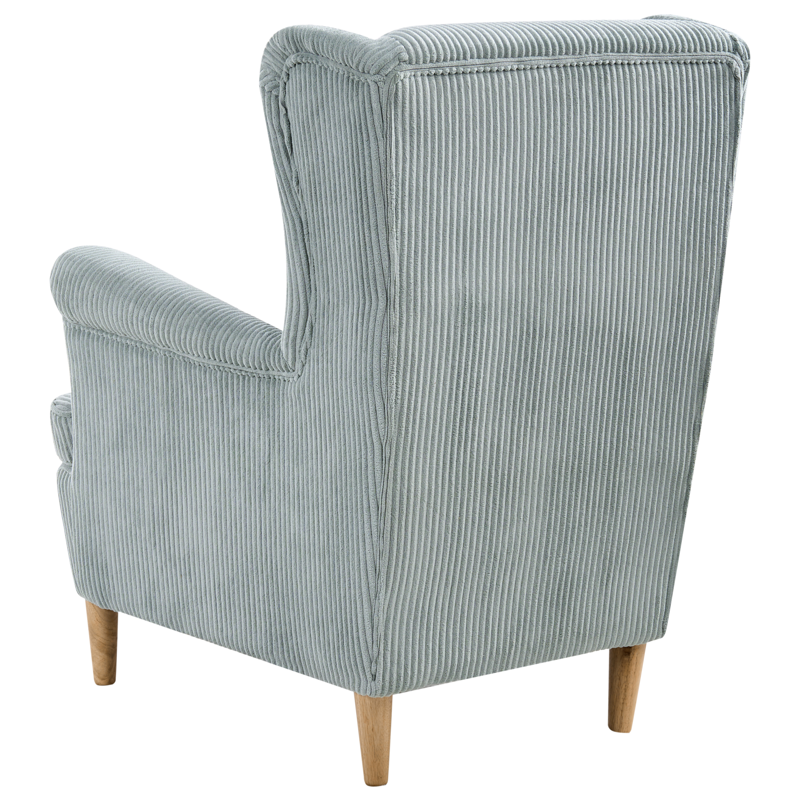 ABSON high-back armchair Velvet Light blue [6]