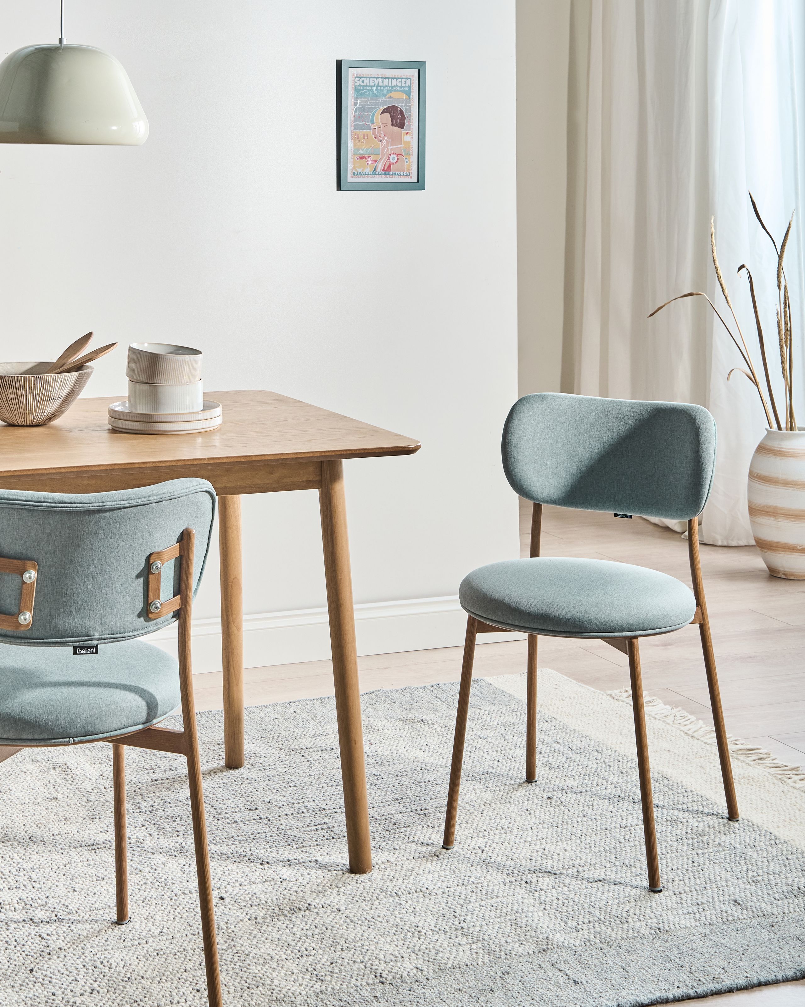 Scaun dining - Set de 2 scaune dining CASEY Verde mentă