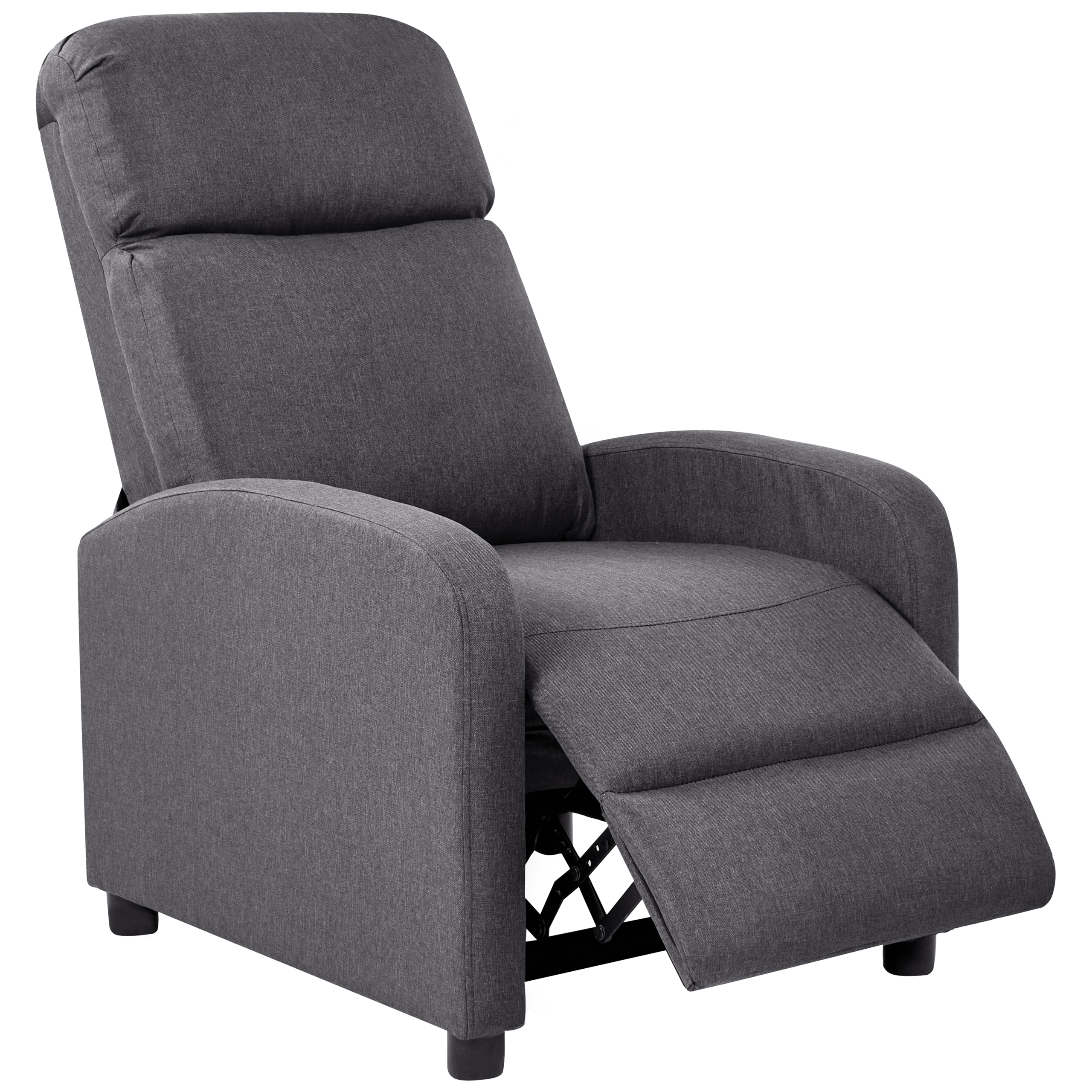 Recliner armchair EMINENCE Synthetic linen Dark grey [4]