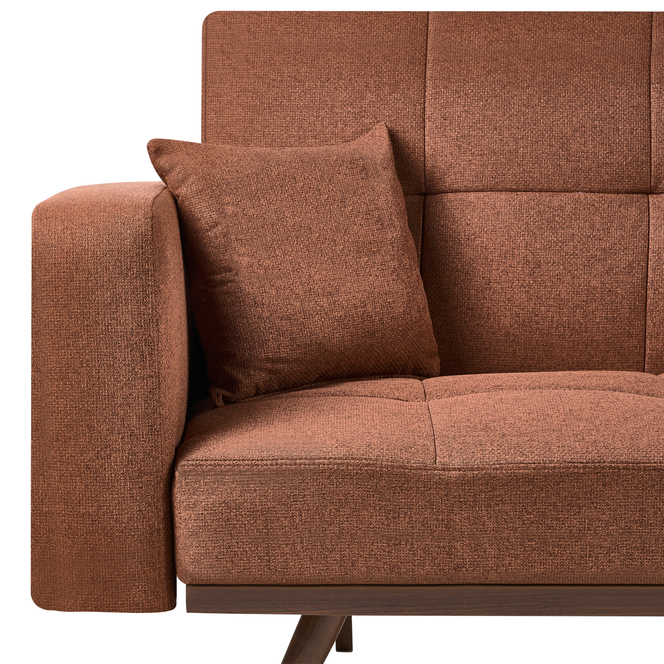 Canapea extensibilă cu 3 locuri HJULBY Maro auriu [7]