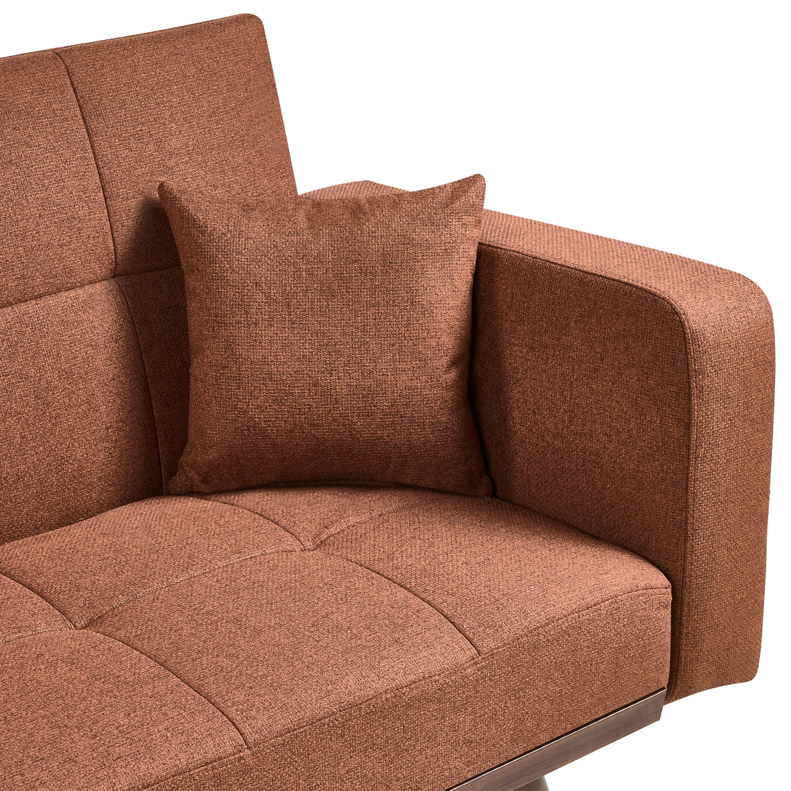 Canapea extensibilă cu 3 locuri HJULBY Maro auriu [8]