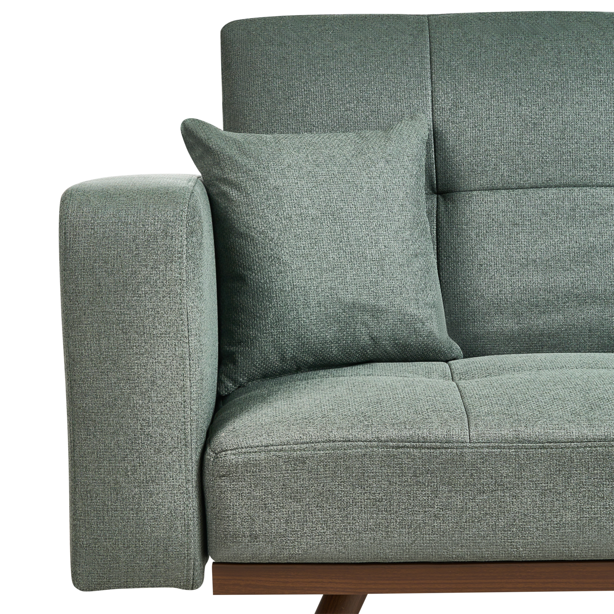 Canapea extensibilă cu 3 locuri HJULBY Verde măsliniu [7]