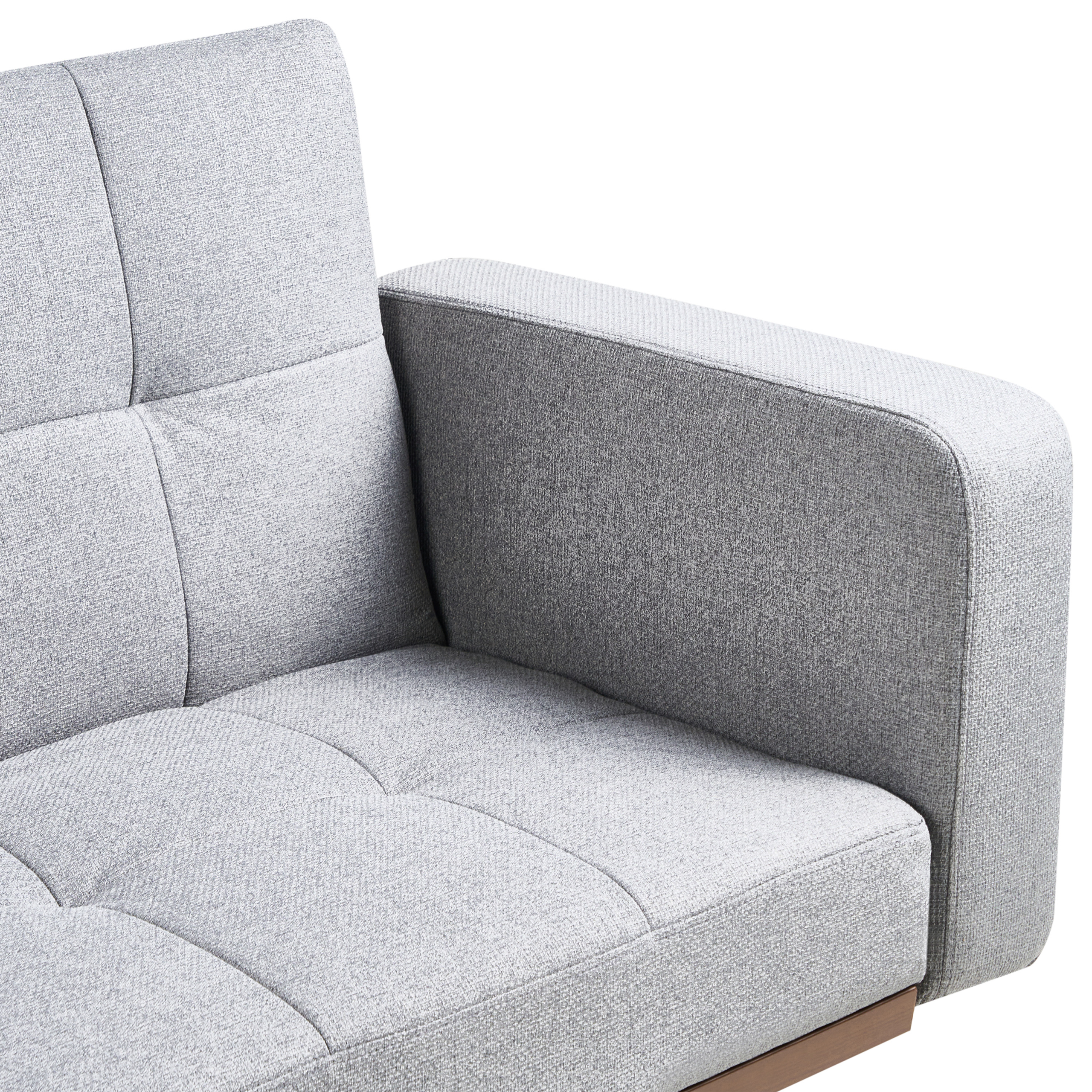 Canapea extensibilă cu 3 locuri HJULBY Gri [9]