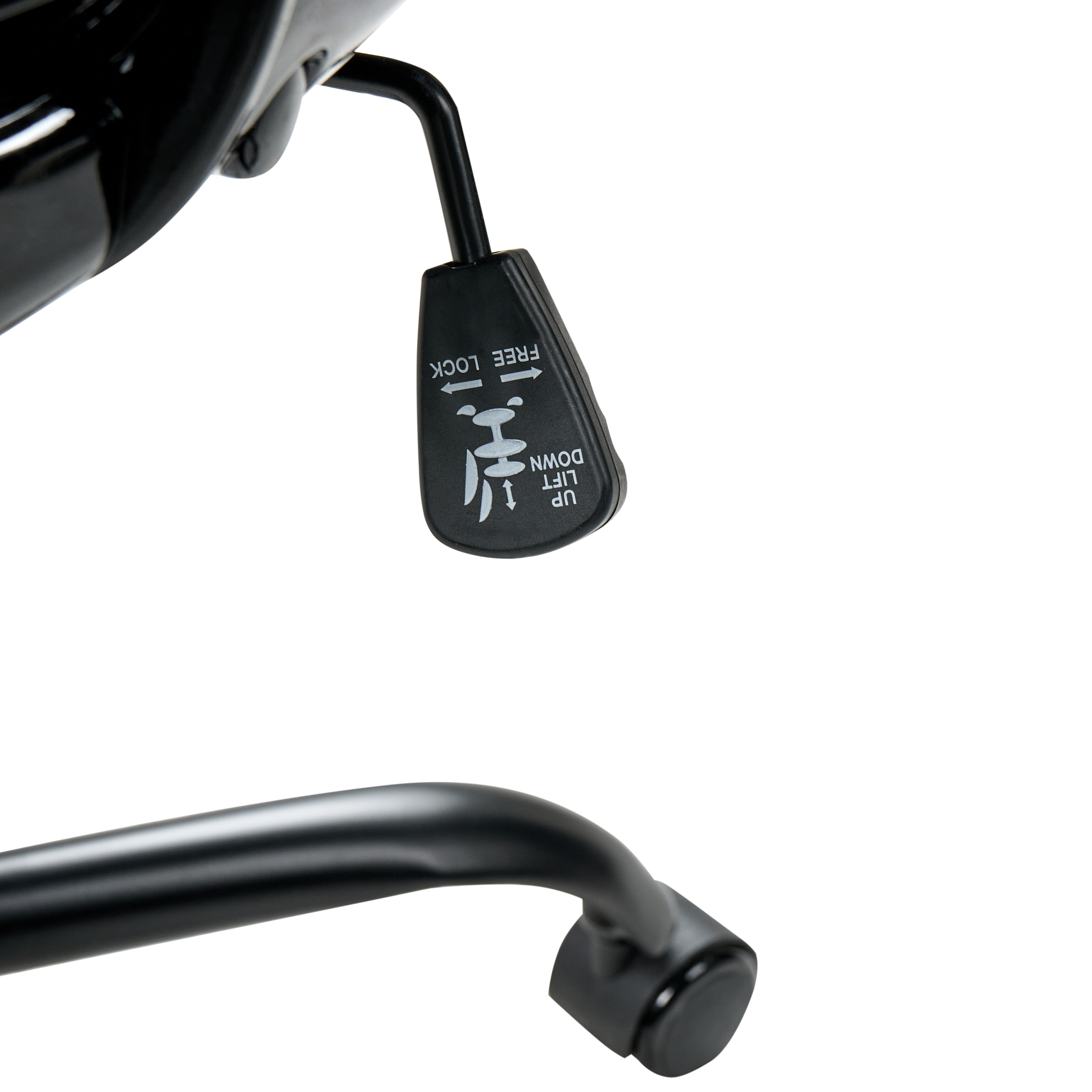 Scaun de birou PRINCESS Catifea Negru [10]