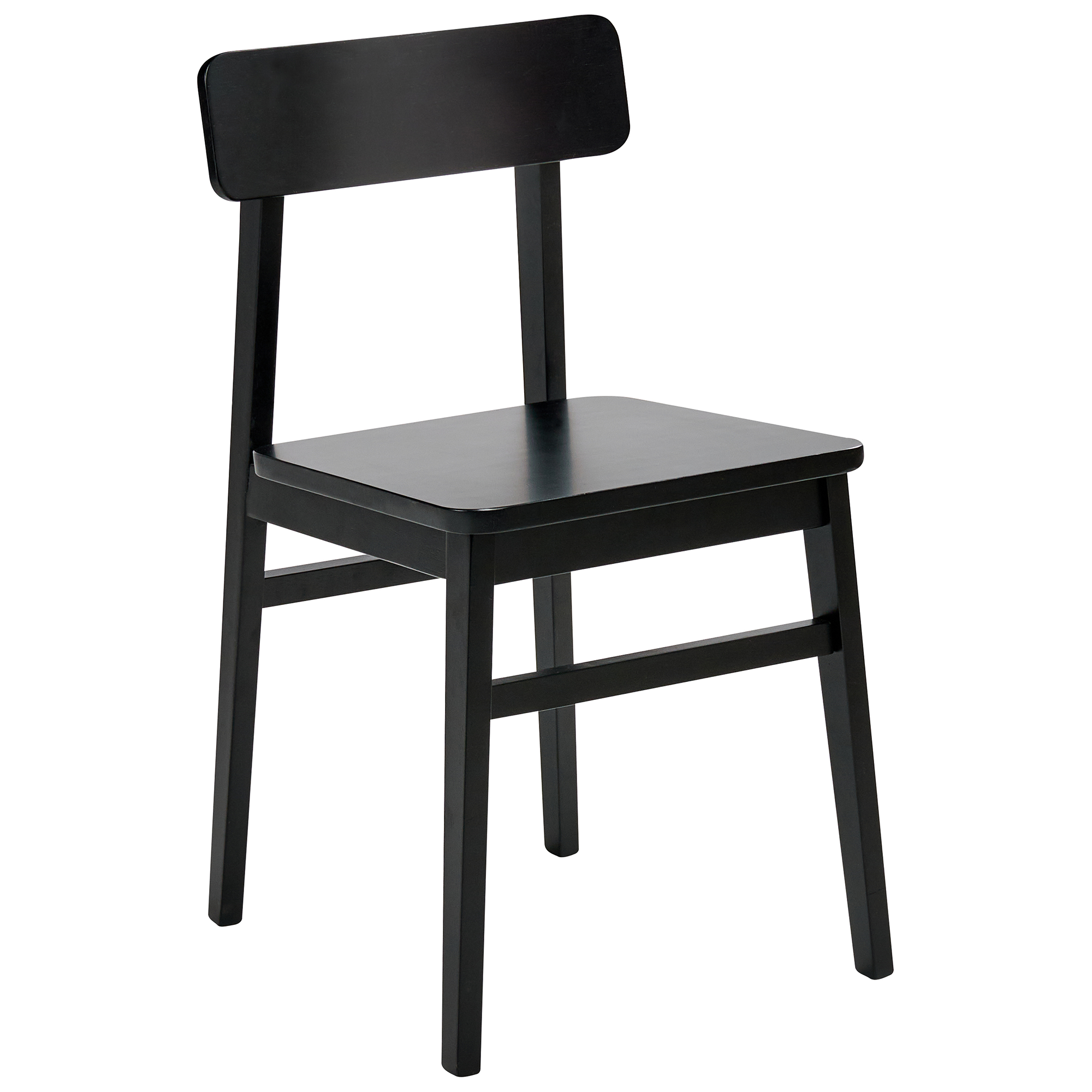 Set de 2 scaune dining GORRE Lemn Negru [4]