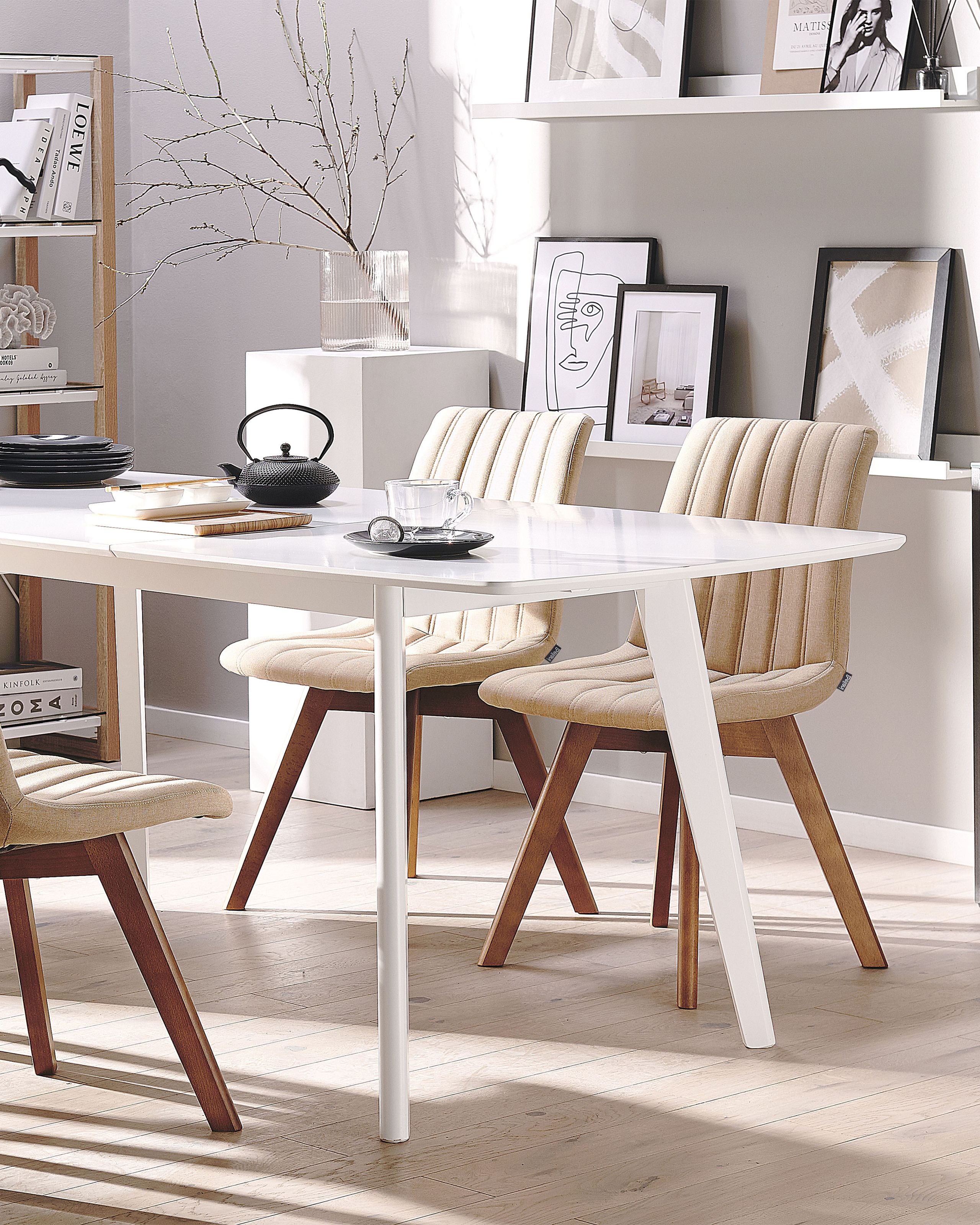 Scaun dining - Set de 2 scaune dining CALGARY Nisipiu