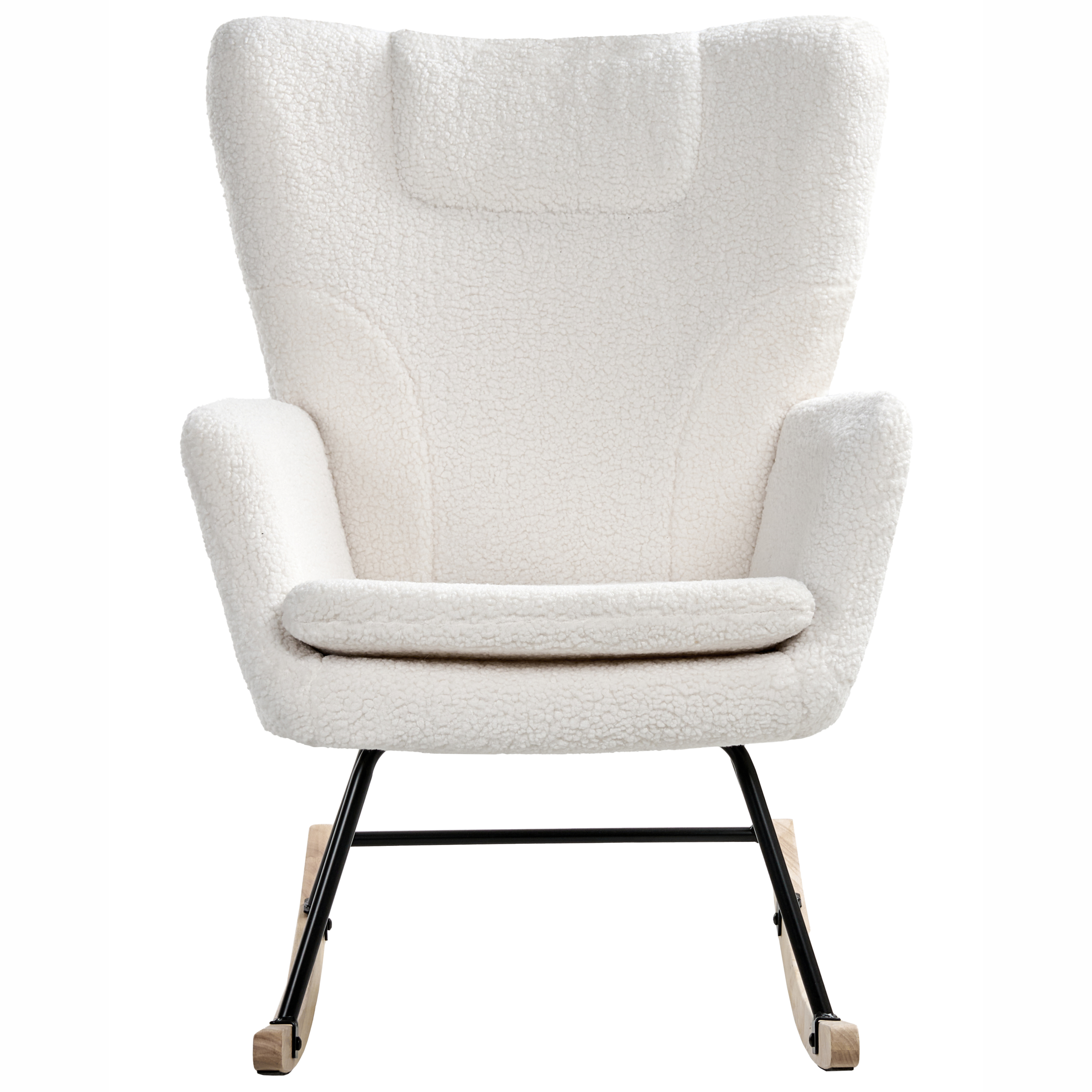 Swing chair SANDVE Boucle White [5]