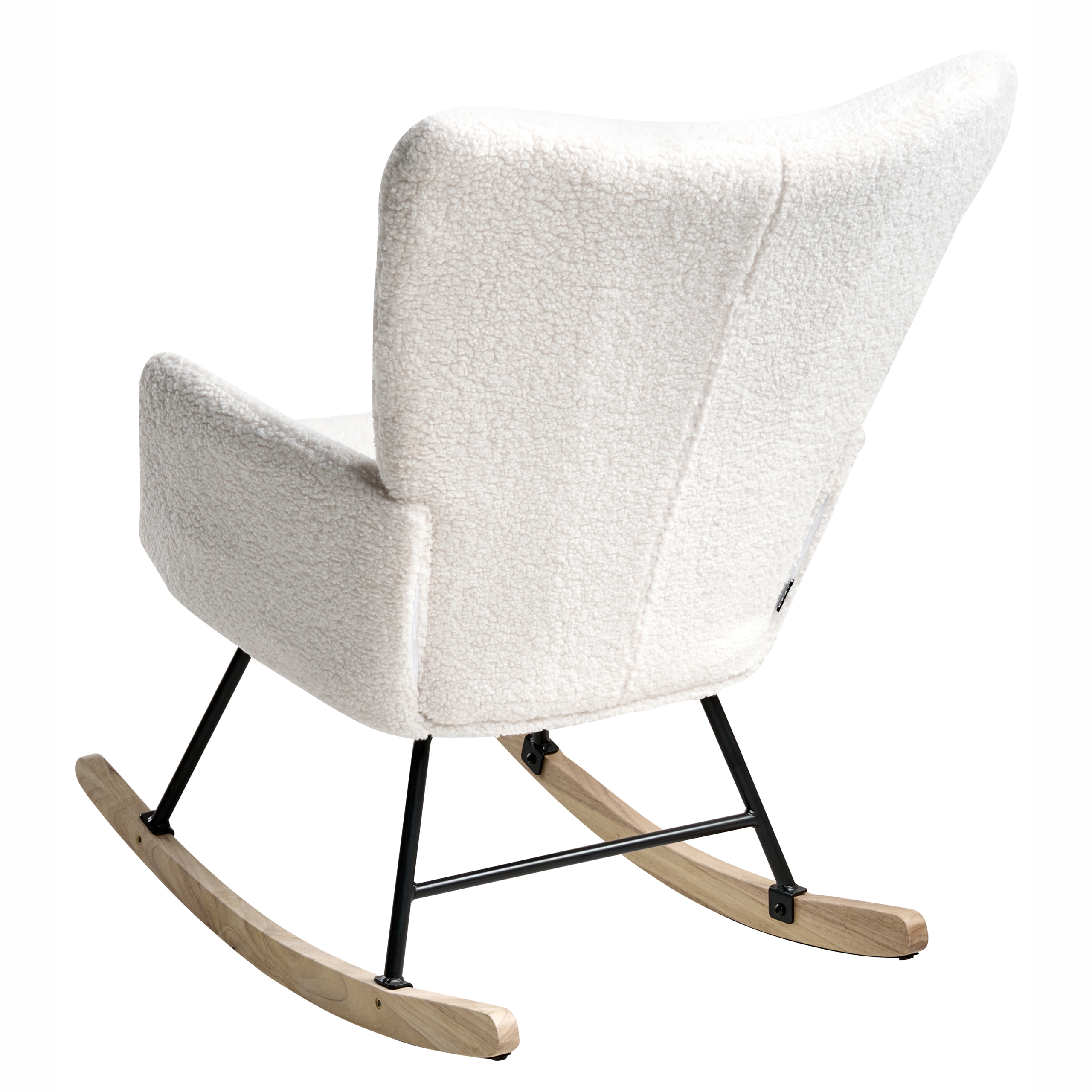 Swing chair SANDVE Boucle White [6]