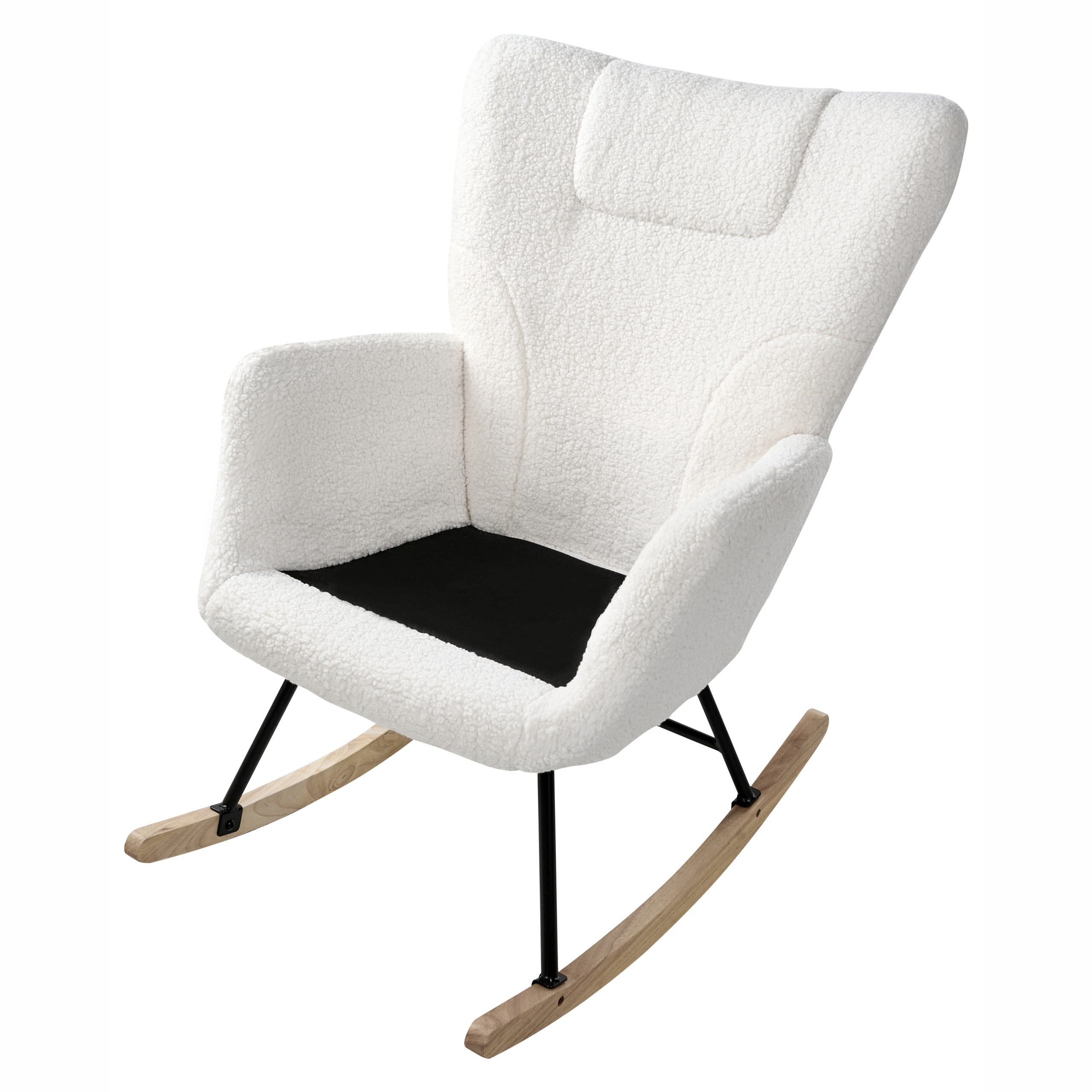 Swing chair SANDVE Boucle White [8]