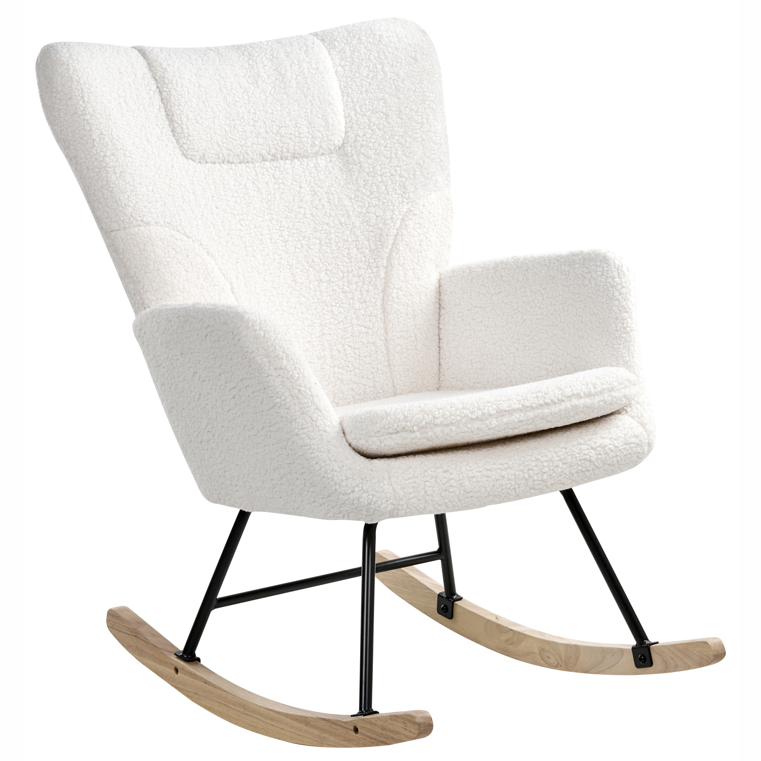Swing chair SANDVE Boucle White [4]
