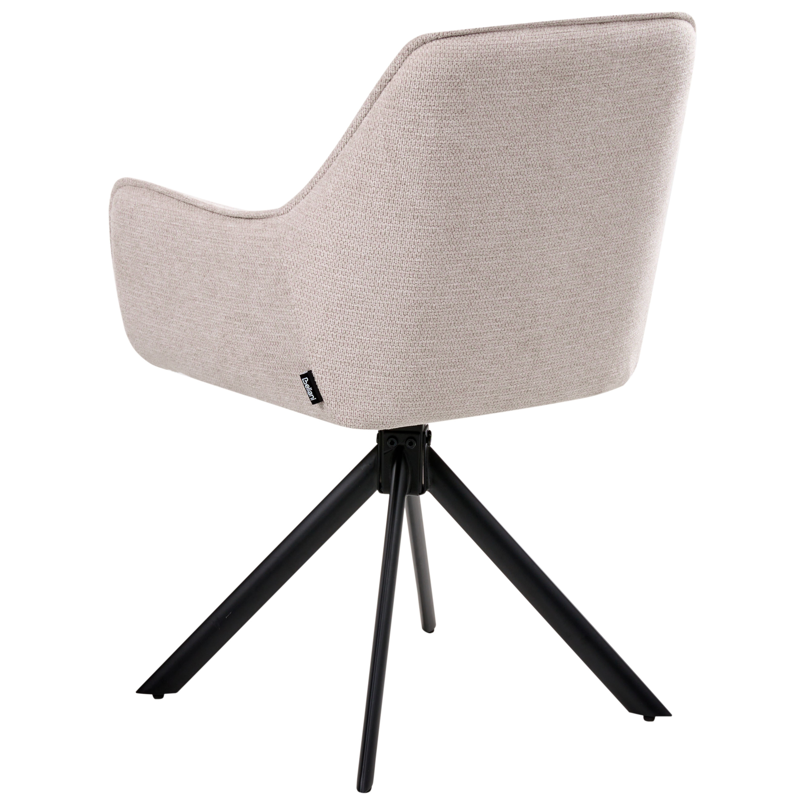 Scaun dining Pivotant MORNAS In sintetic Bej deschis [5]