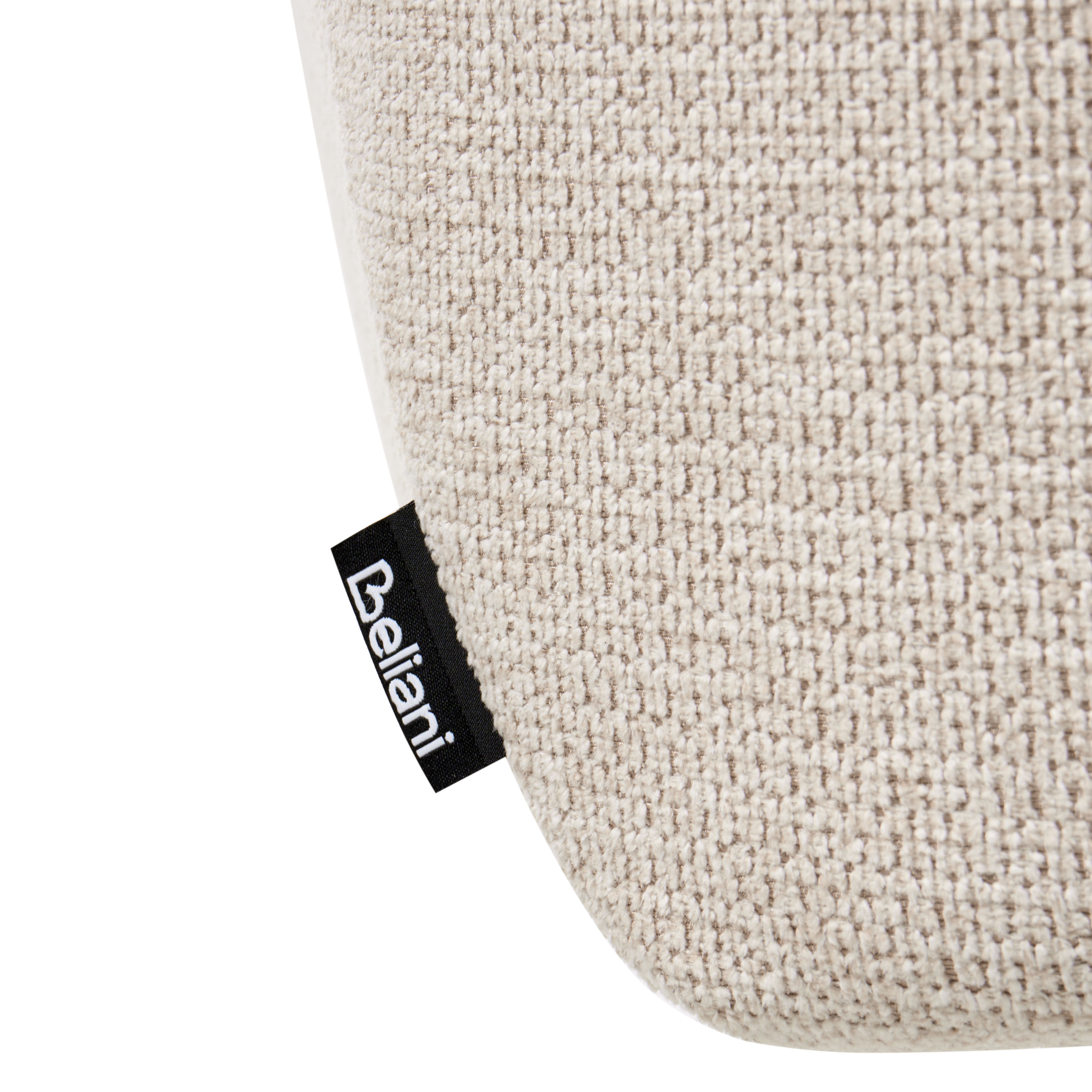 Dining chair MORNAS Swivel Synthetic linen Light beige [7]