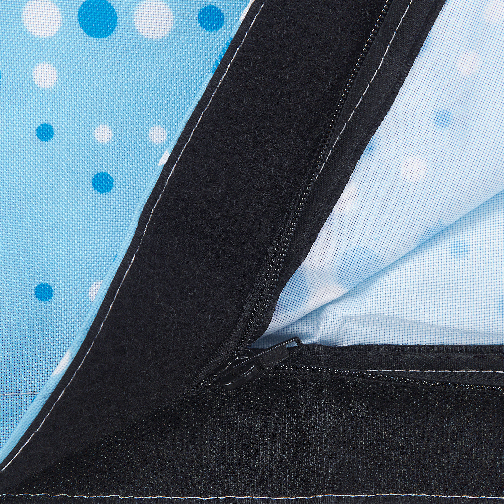 Fotoliu puf 300 L FUZZY 140 cm 180 cm Albastru deschis [5]