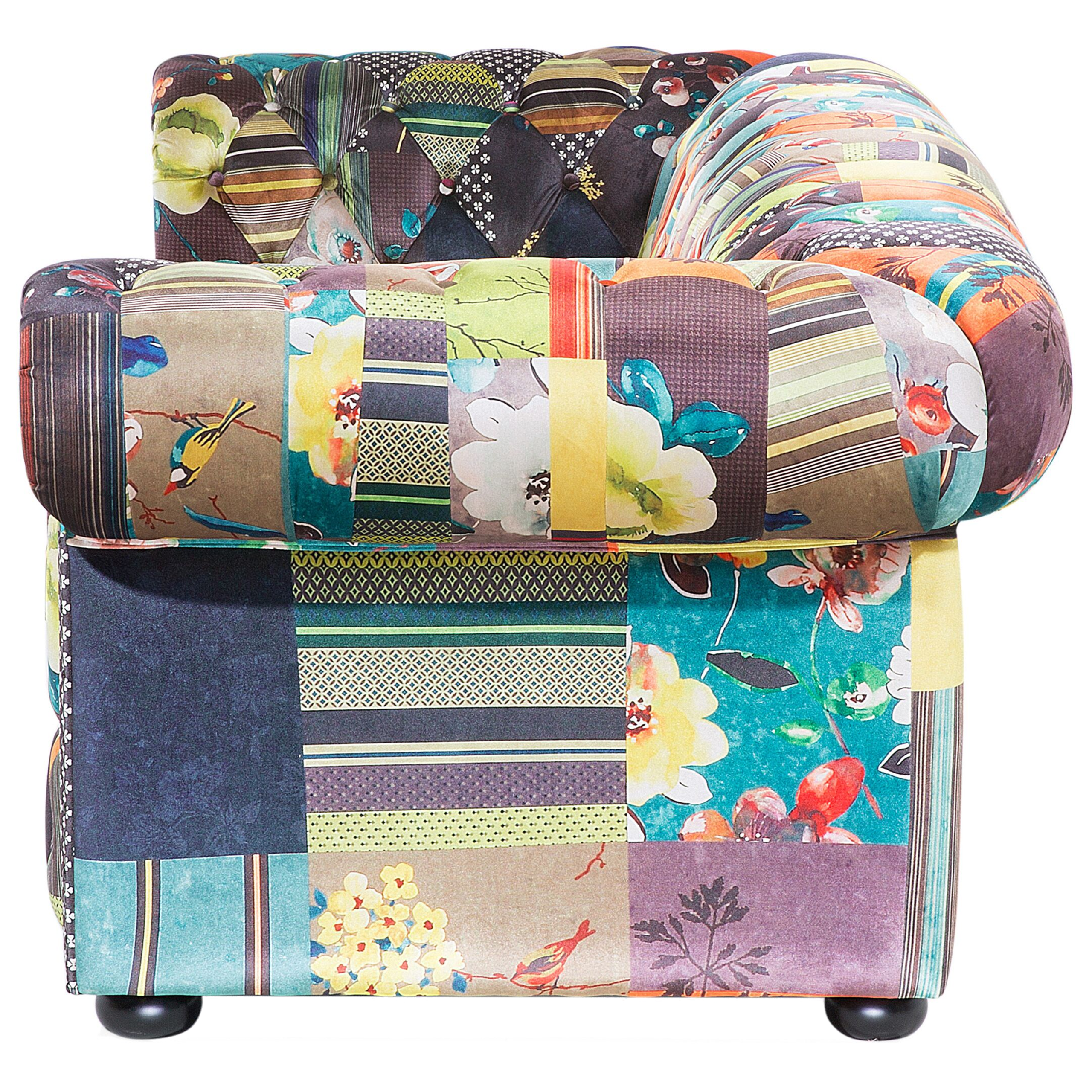 Canapea cu 3 locuri CHESTERFIELD  Verde deschis [5]