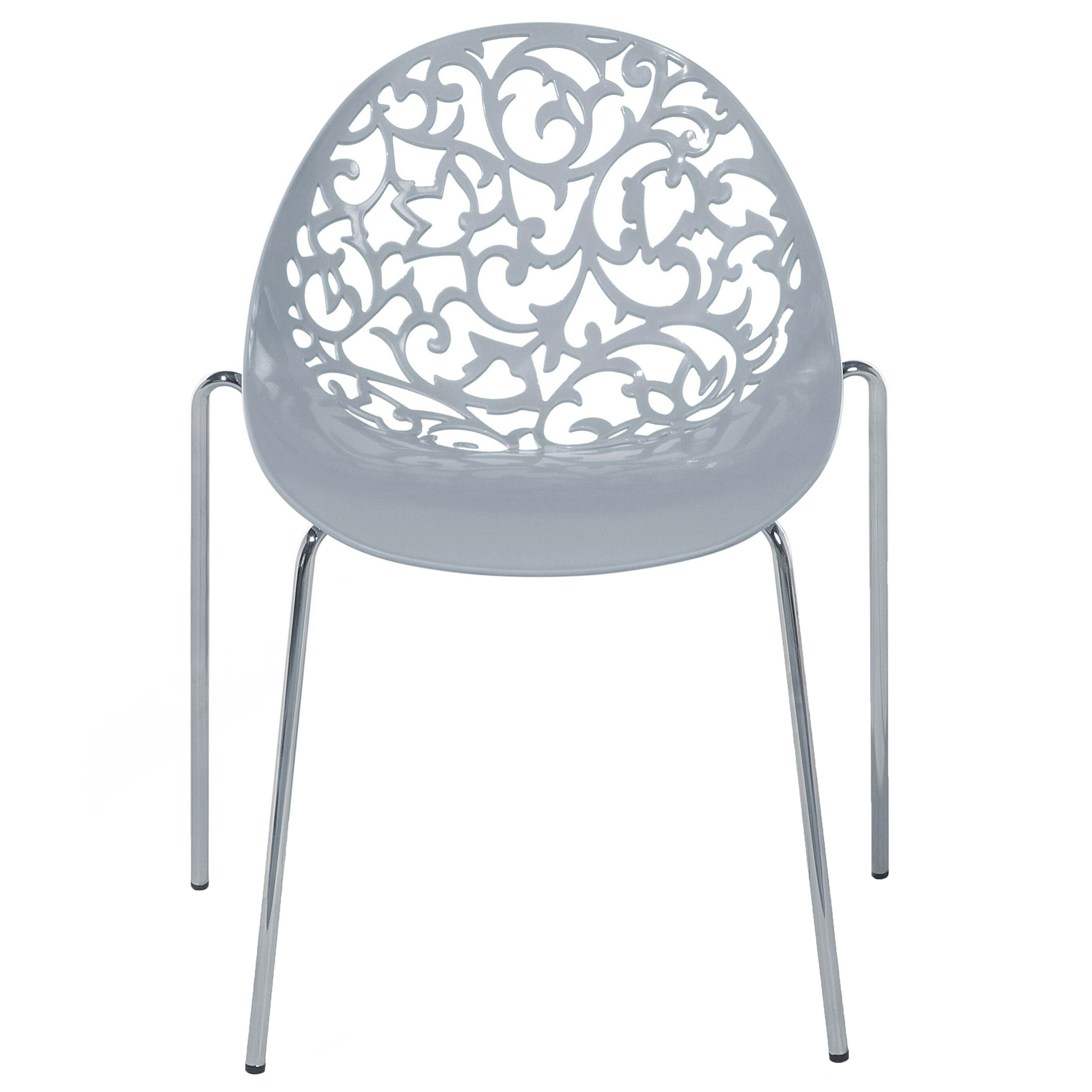 Set de 4 scaune dining MUMFORD Gri deschis [5]