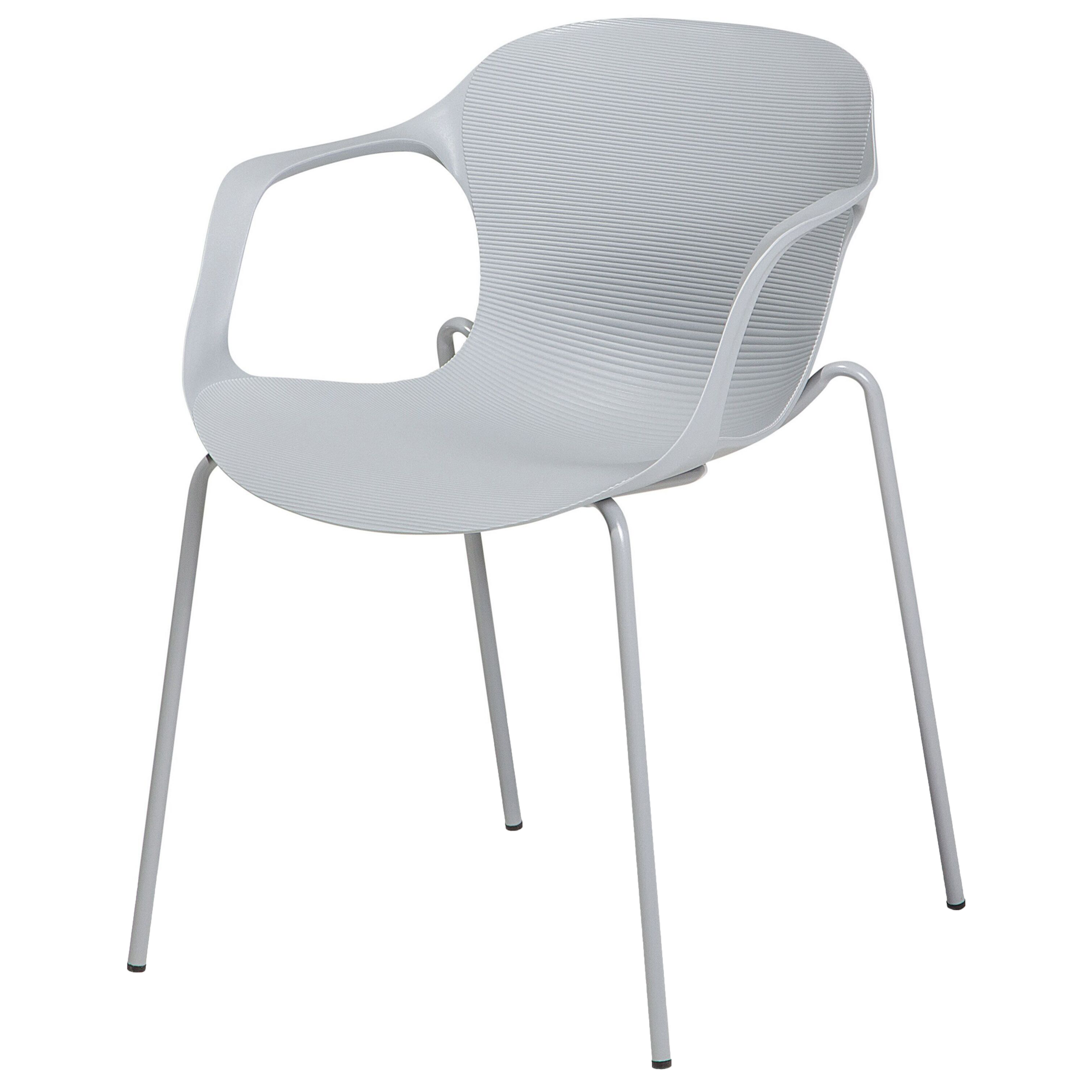 Set de 2 scaune dining ELBERT Gri deschis [5]