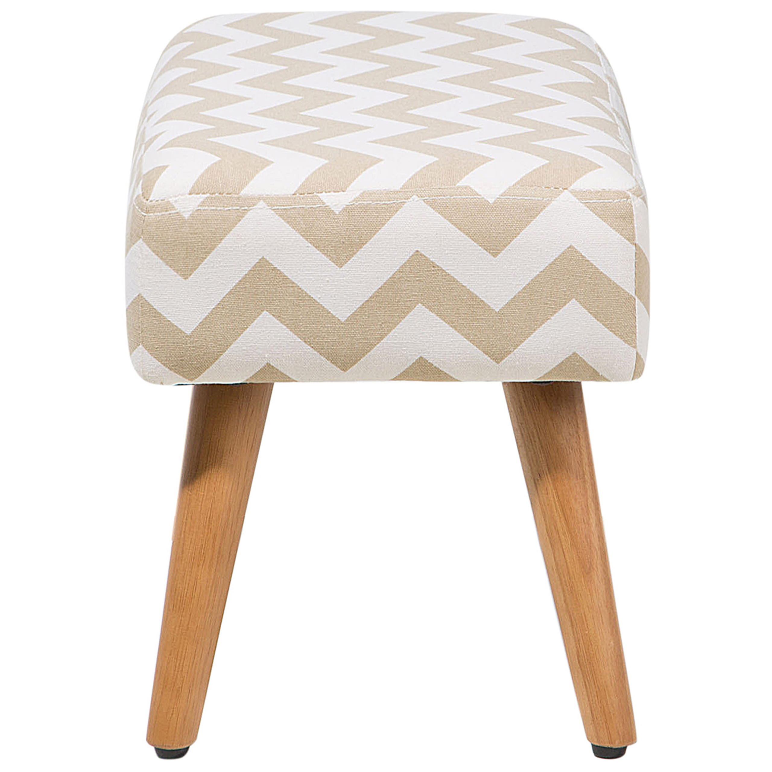 Scaun taburet TAKOMA Bumbac Bej [5]