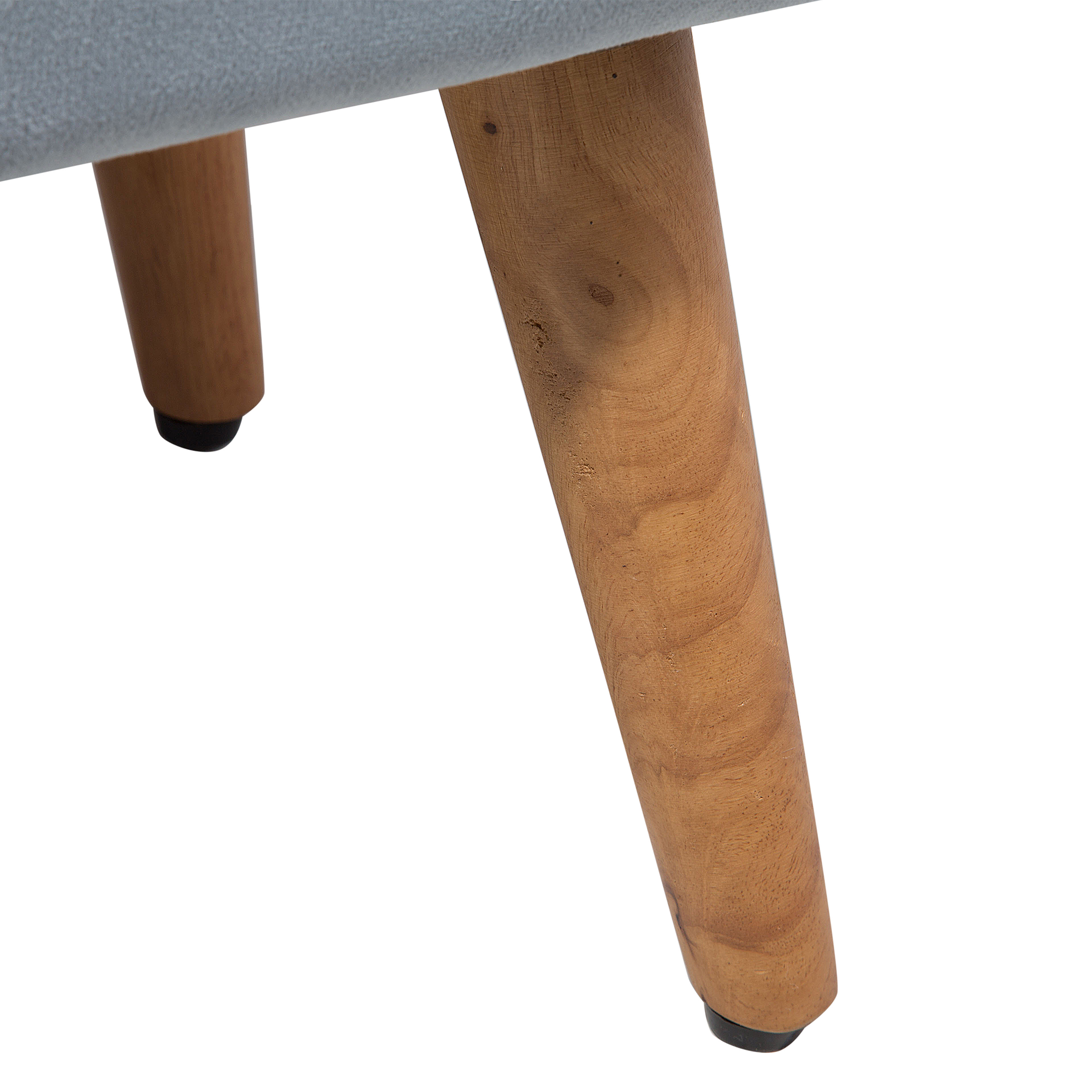 Scaun taburet TAKOMA Catifea Gri [8]