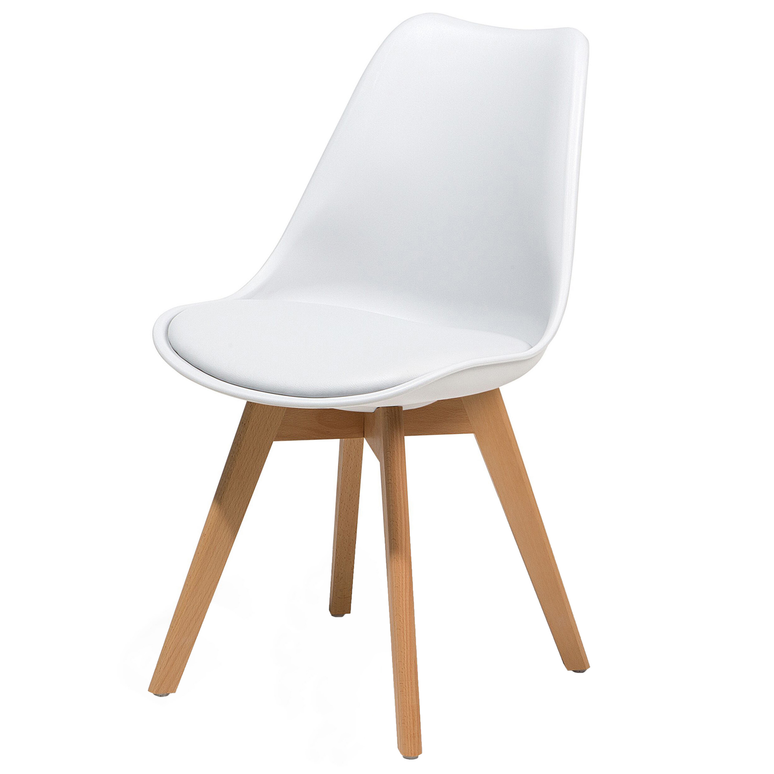 Set of 2 dining chairs DAKOTA II White [5]