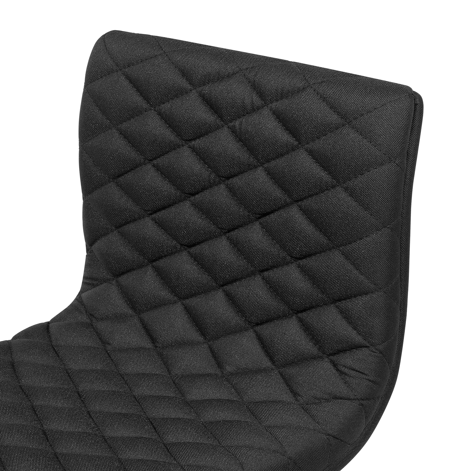 Set of 2 ORLANDO bar stools Swivel Black [10]