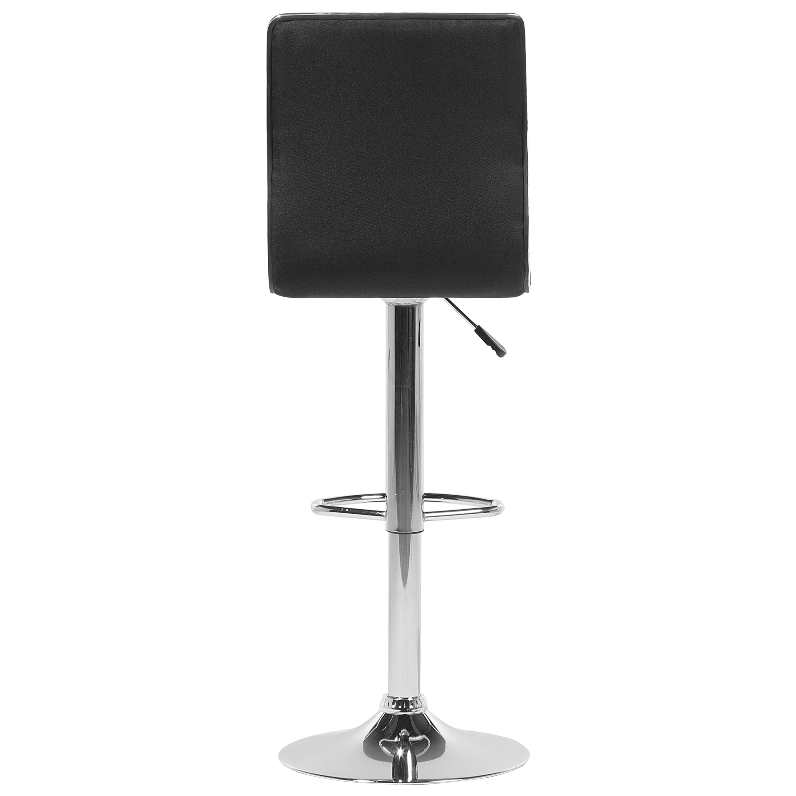 Set de 2 scaune de bar LUCERNE Pivotant Negru [7]