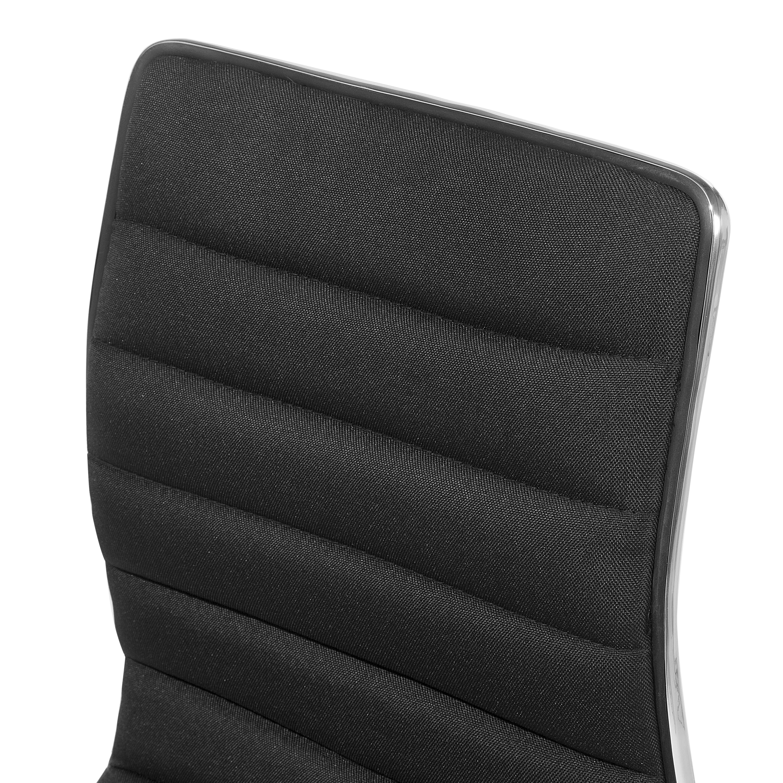 Set of 2 bar chairs LUCERNE Swivel Black [8]