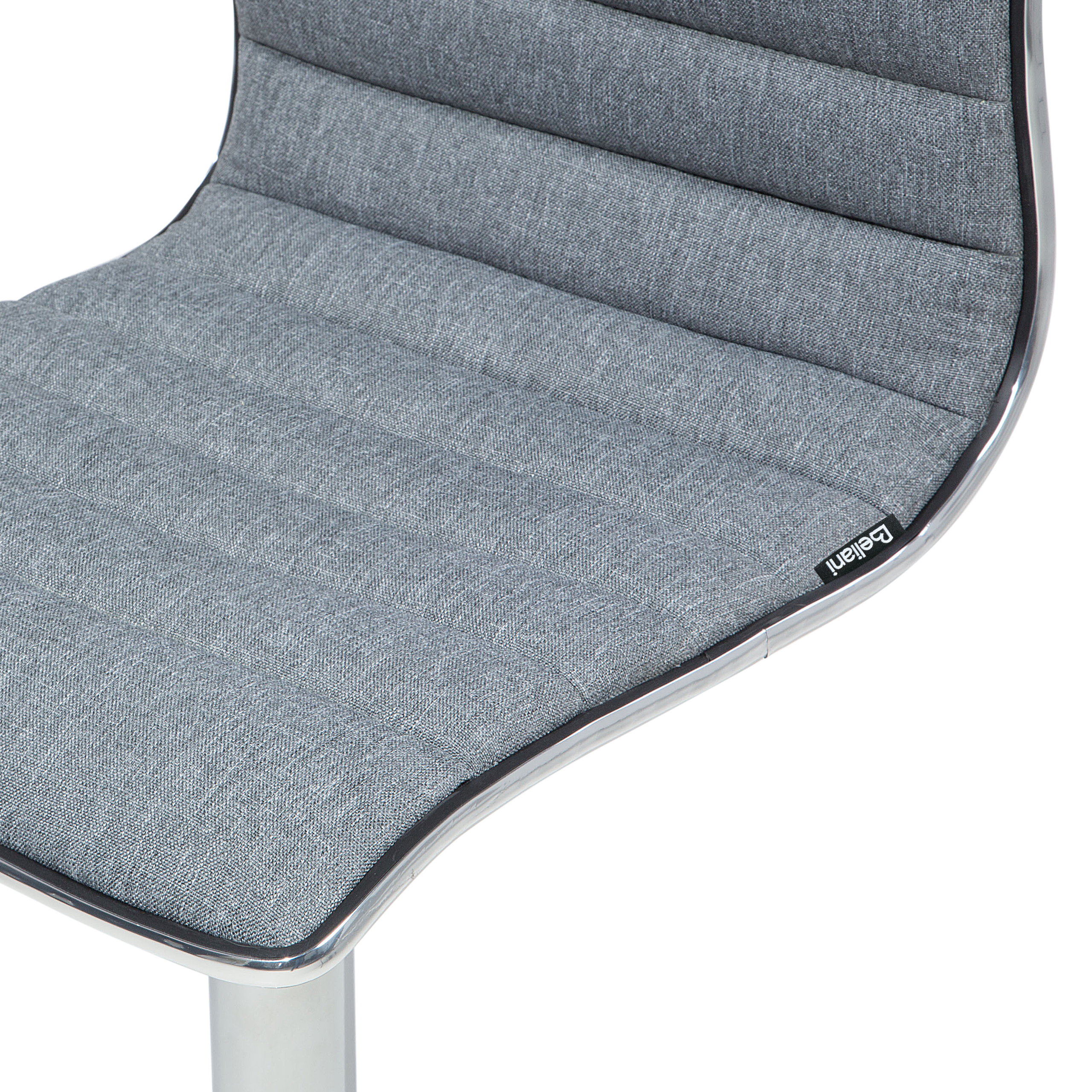 Set de 2 scaune de bar LUCERNE Pivotant Gri [9]