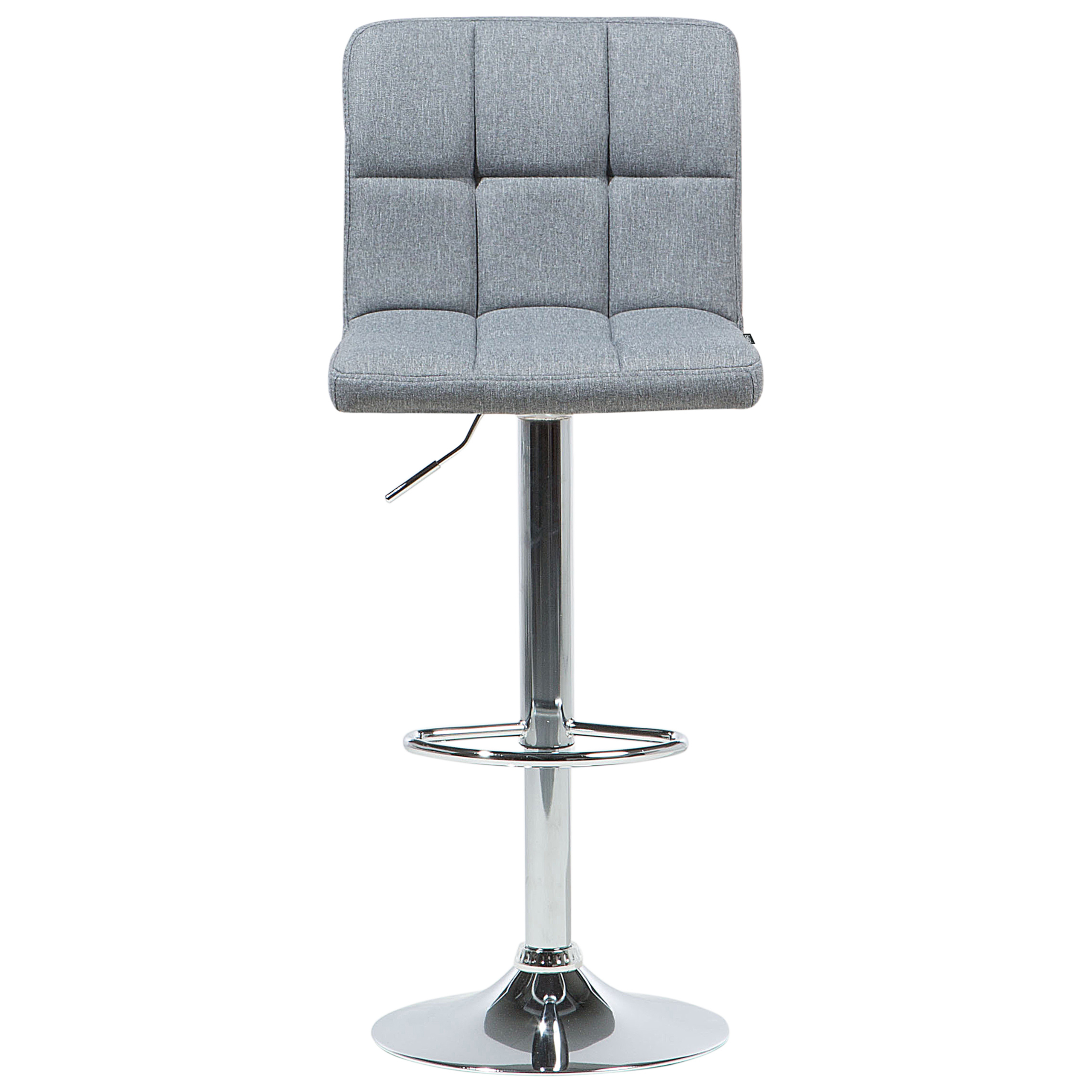 Set of 2 bar chairs MARION Swivel Light Grey [5]