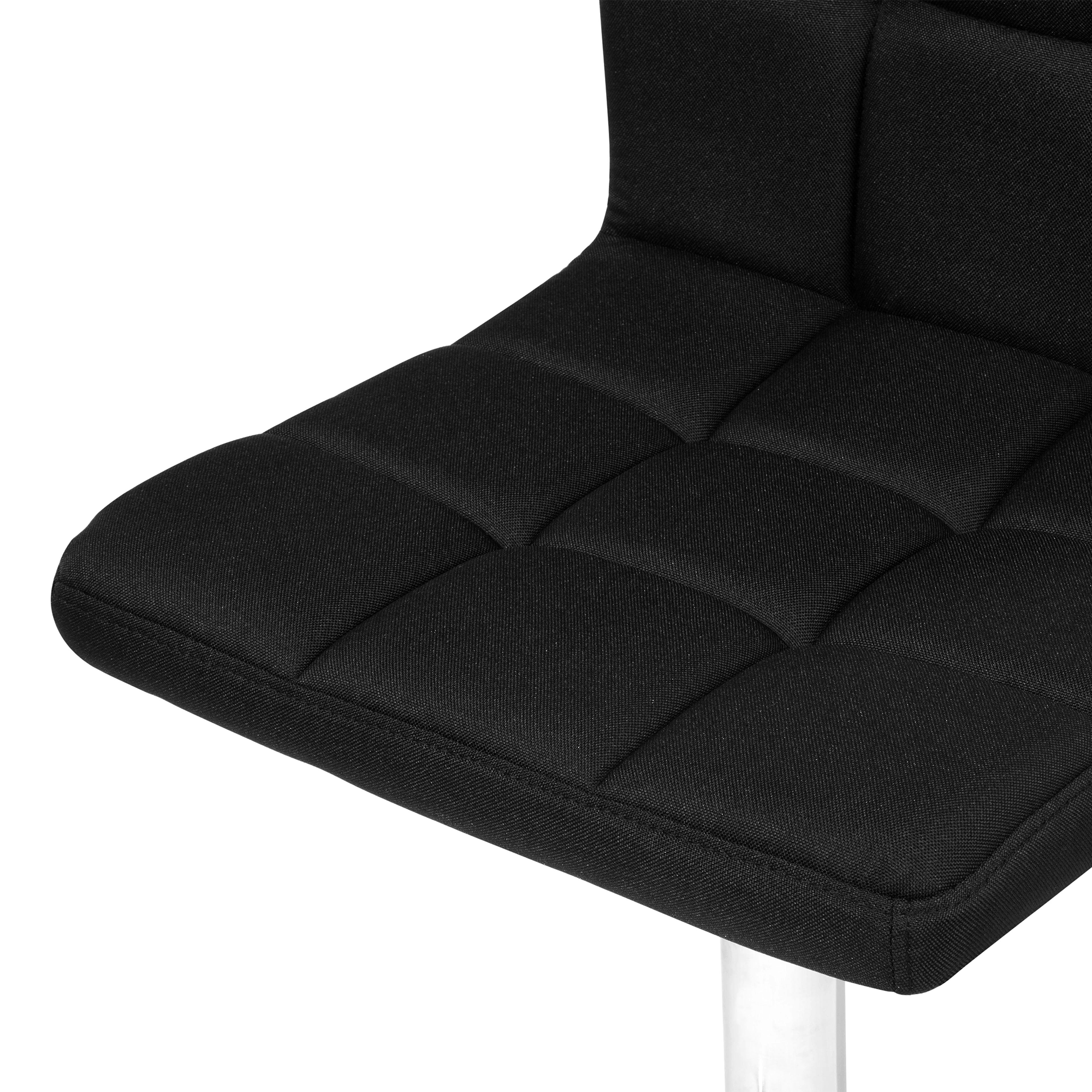 Set de 2 scaune de bar MARION Pivotant Negru [11]