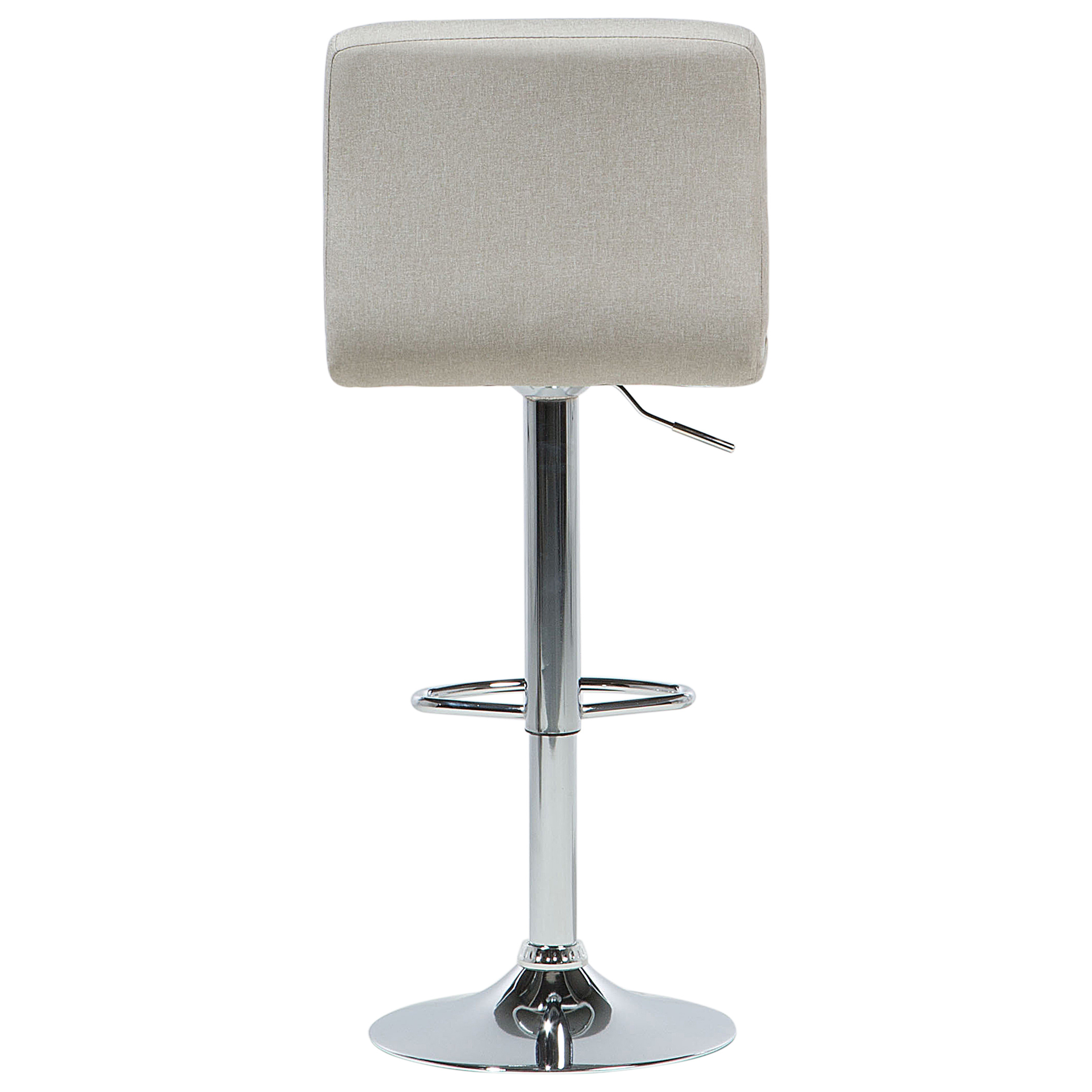 Set de 2 scaune de bar MARION Pivotant Bej deschis [7]