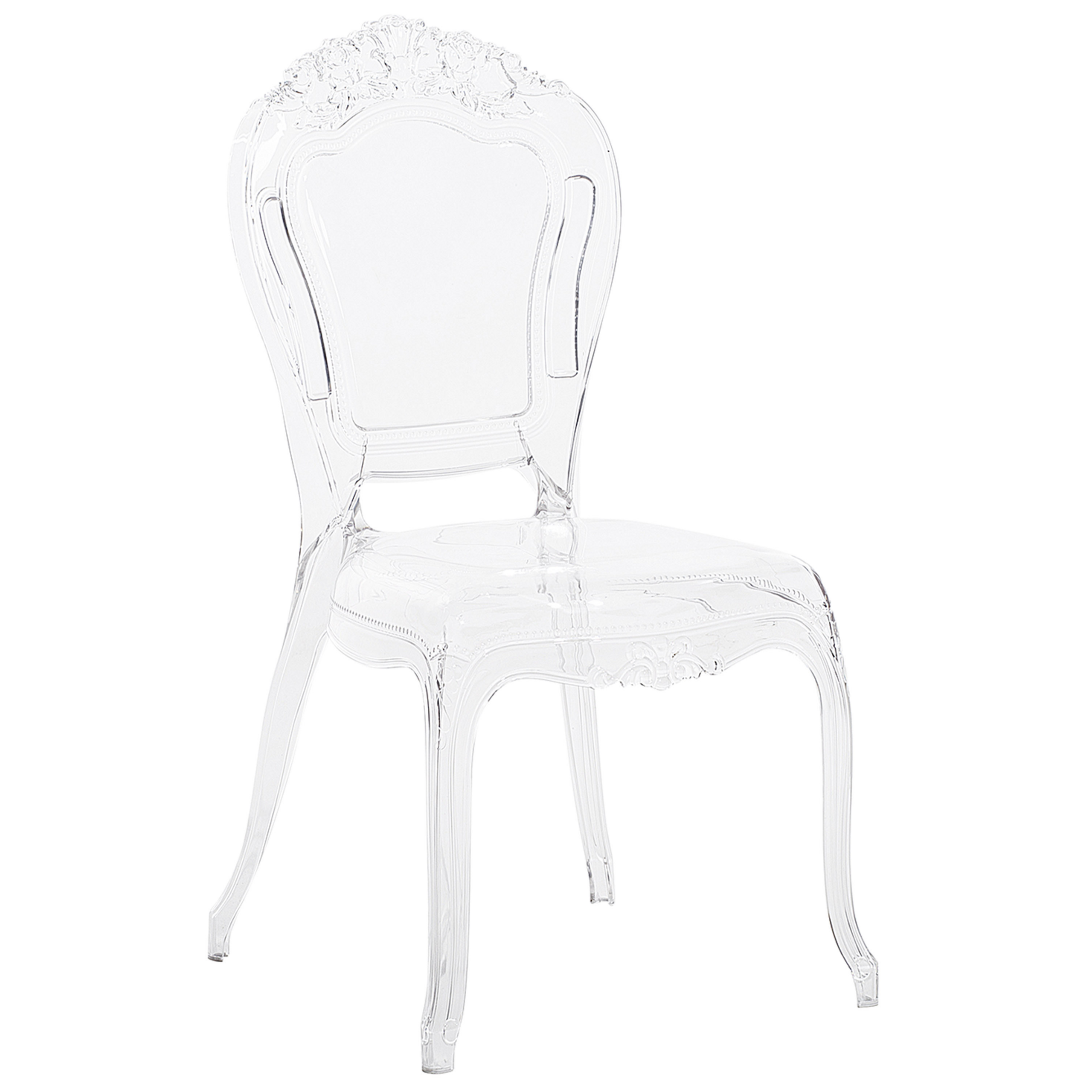 Set of 2 Dining Chairs VERMONT Transparent [4]