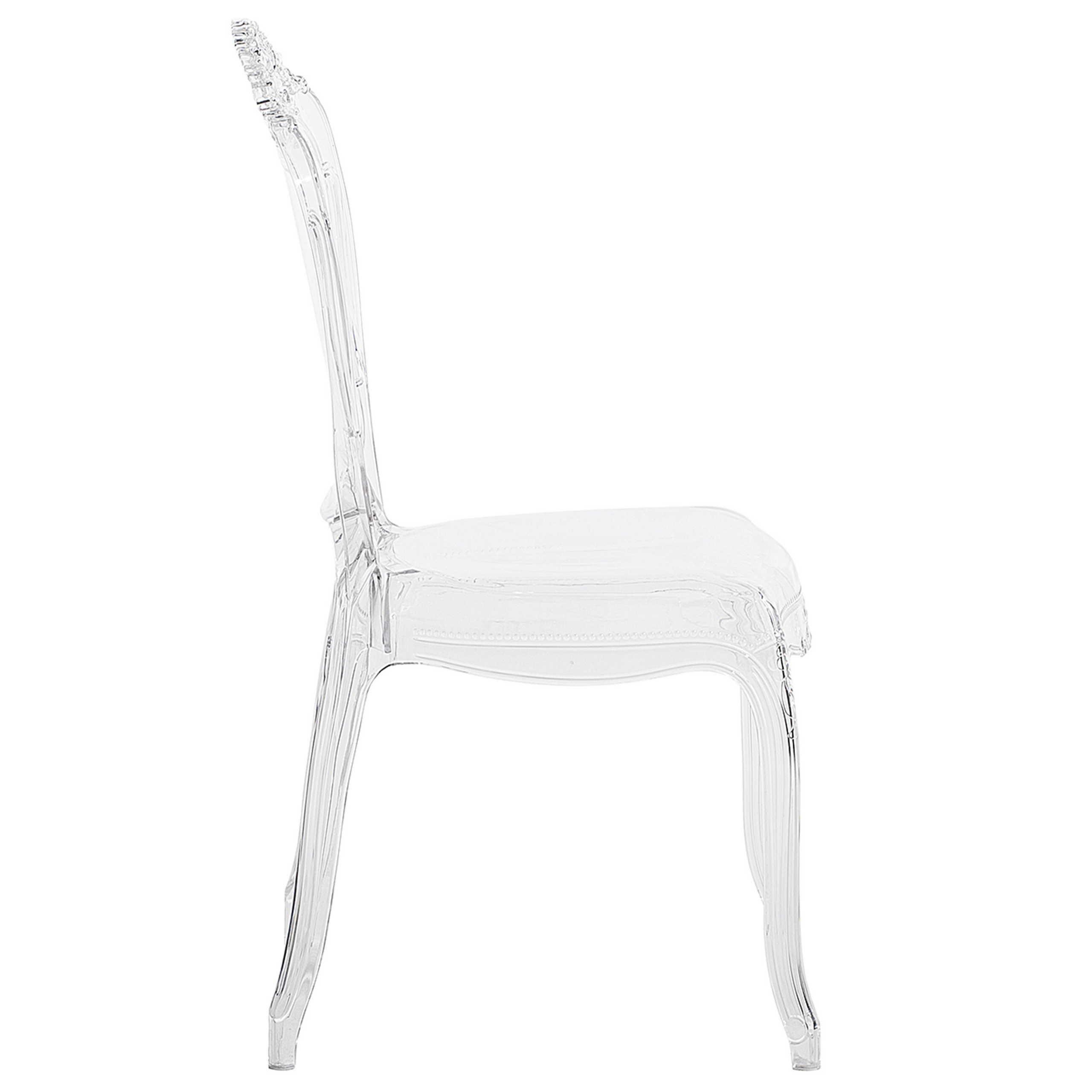 Set of 2 Dining Chairs VERMONT Transparent [5]