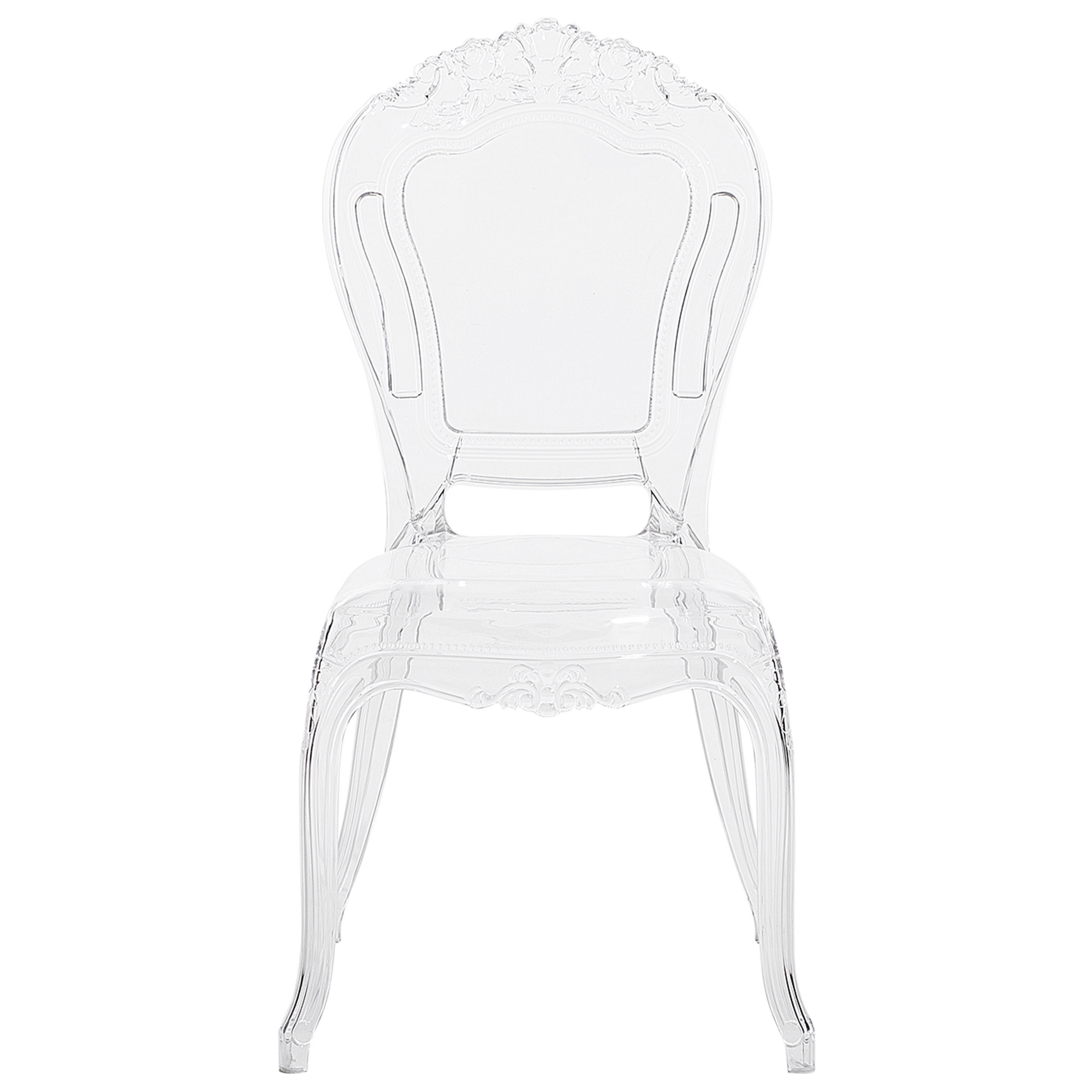 Set of 2 Dining Chairs VERMONT Transparent [6]