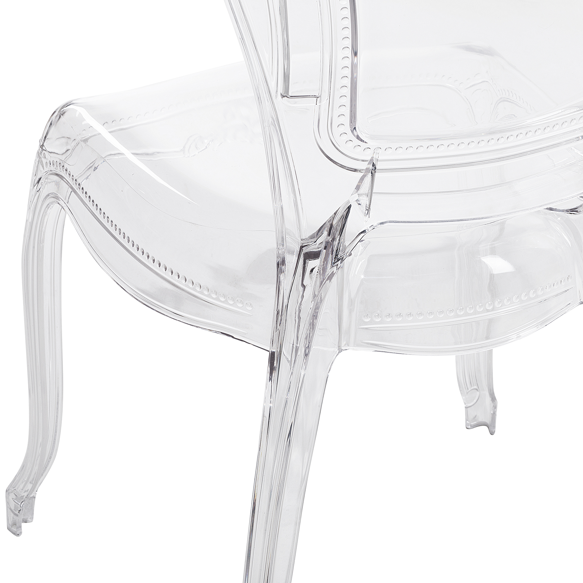 Set of 2 Dining Chairs VERMONT Transparent [10]