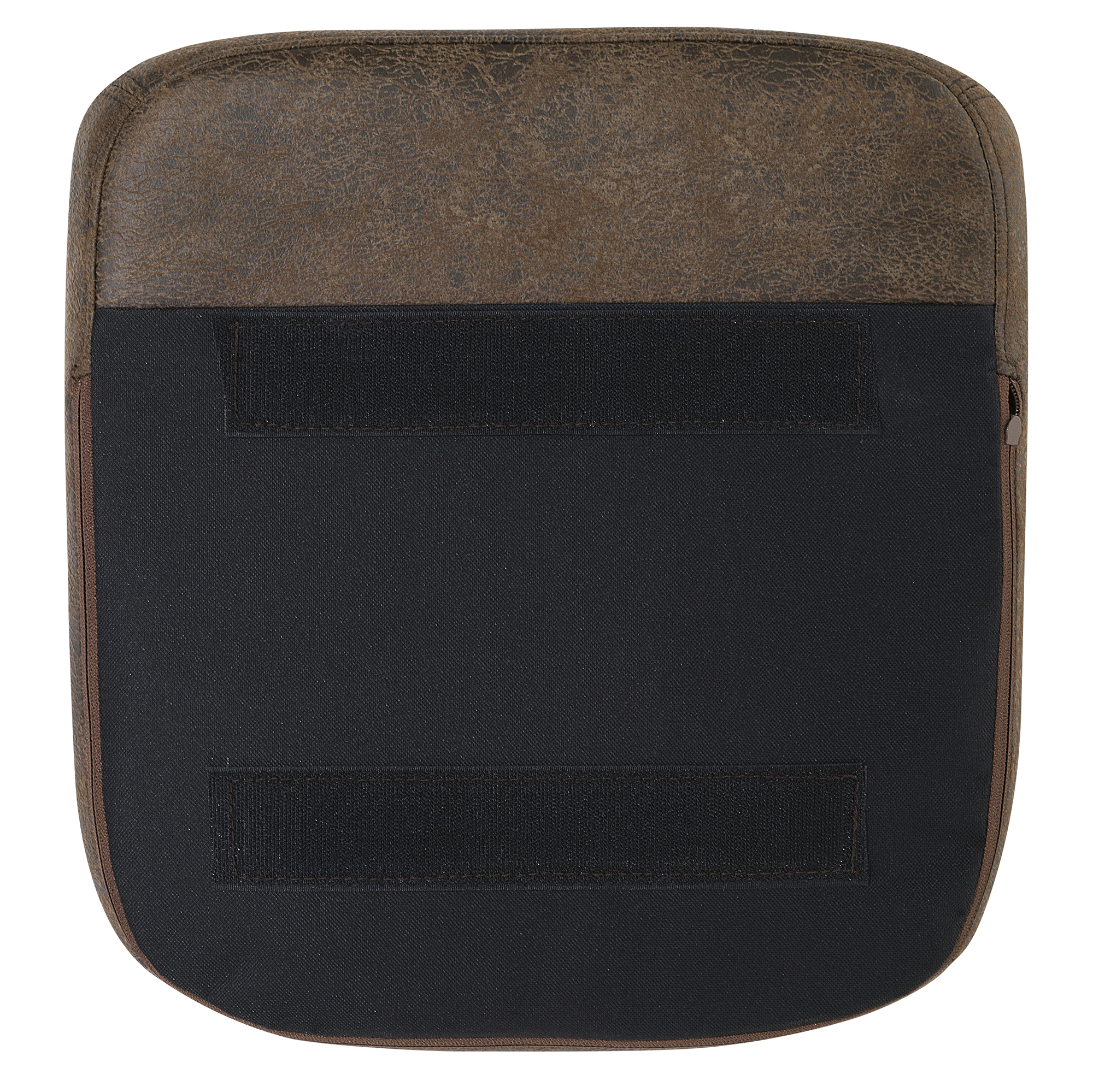 Scaun dining YORKVILLE Piele ecologică Maro închis [10]