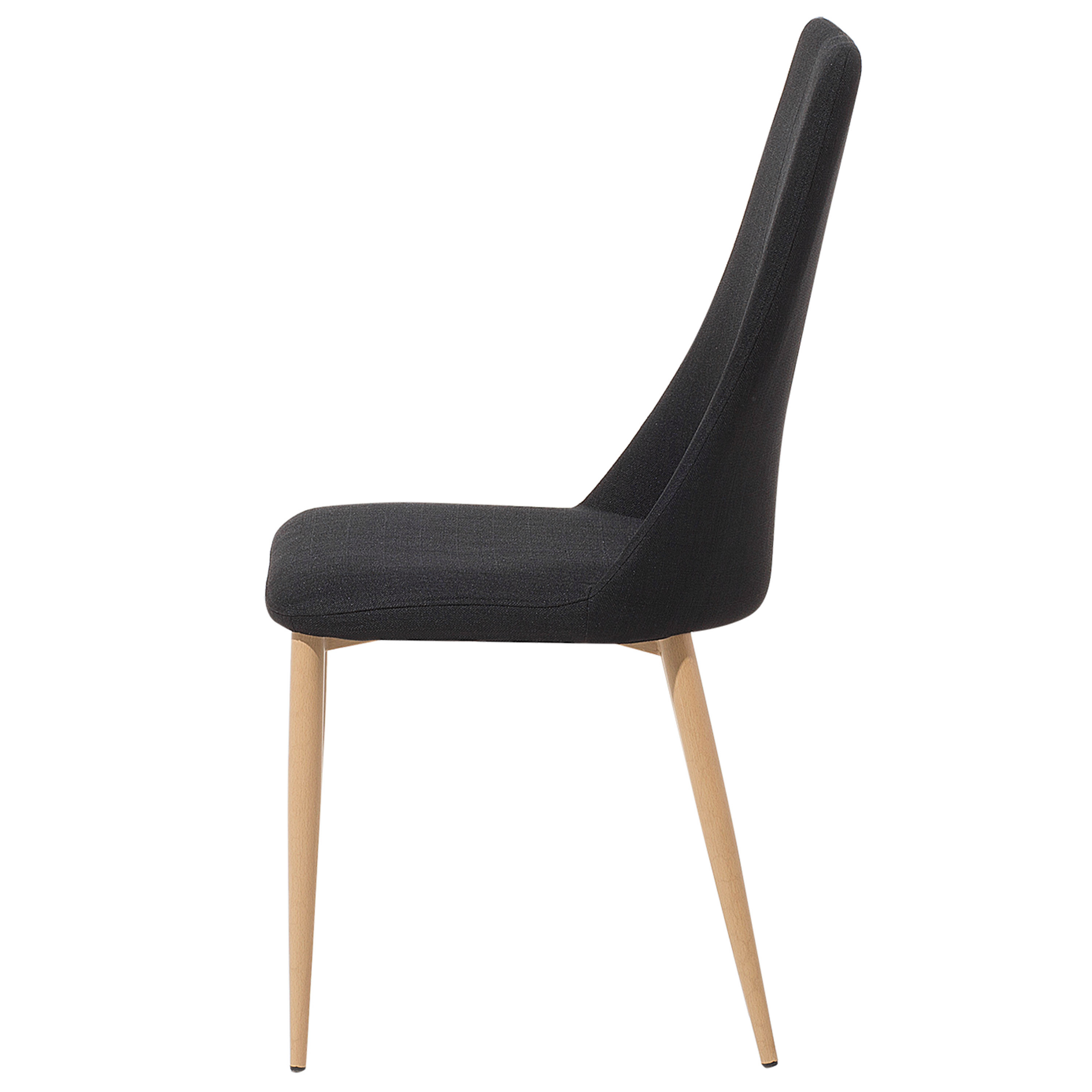 Set de 2 scaune dining CLAYTON Negru [6]