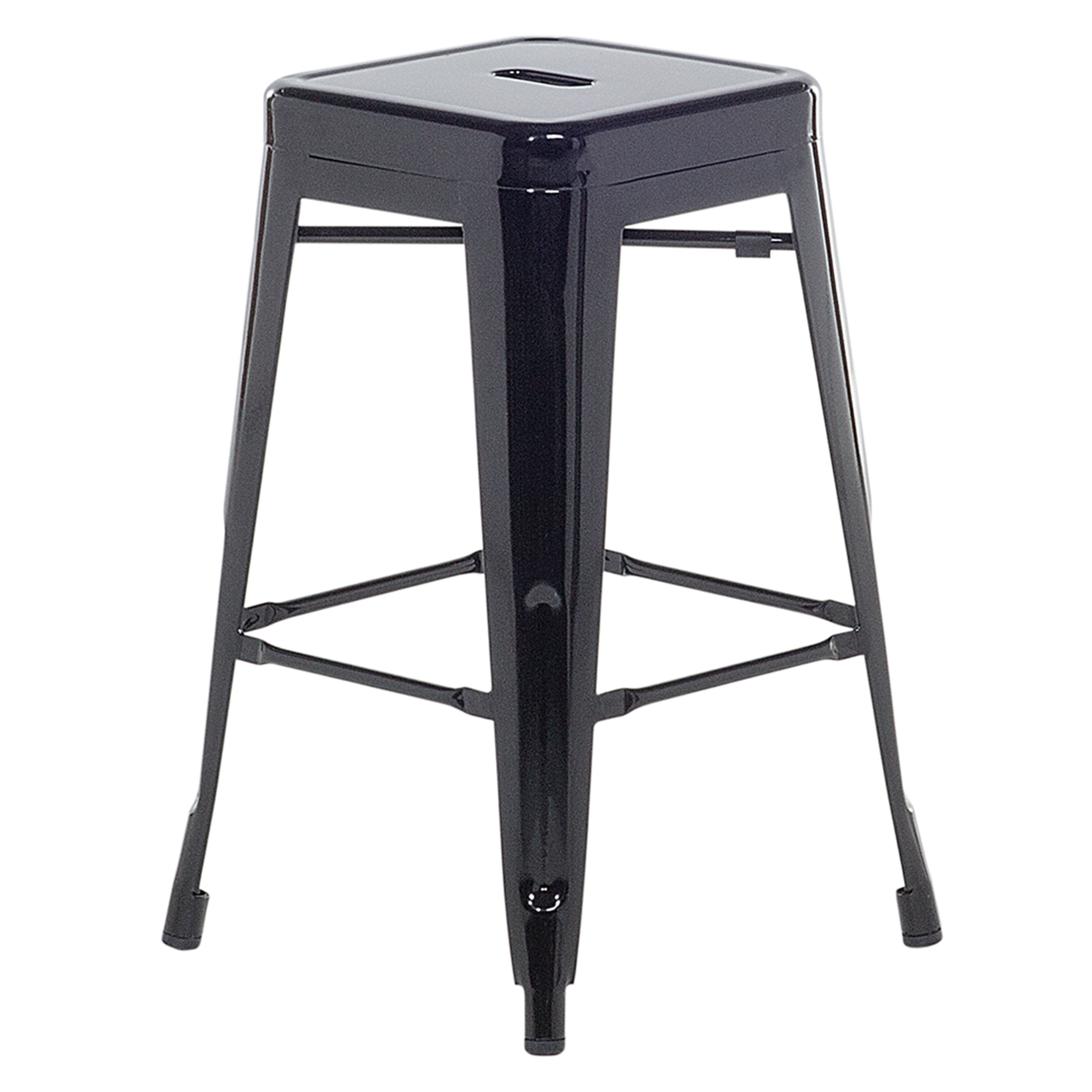 Set de 2 scaune de bar CABRILLO Metal Negru [4]