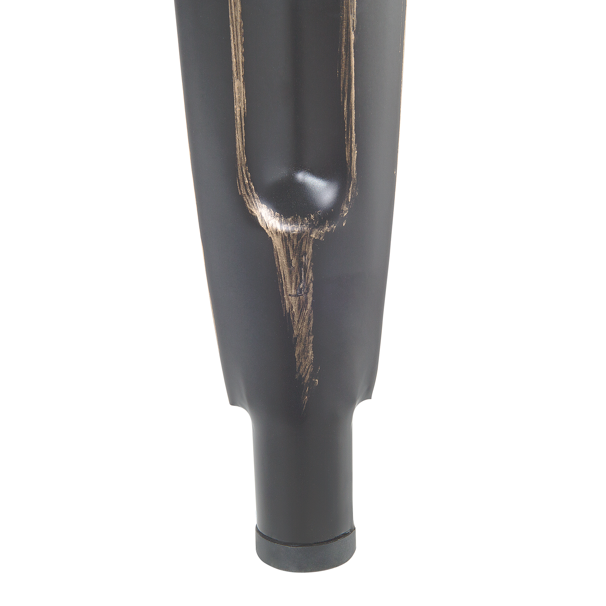 Set of 2 CABRILLO bar stools Black metal [8]