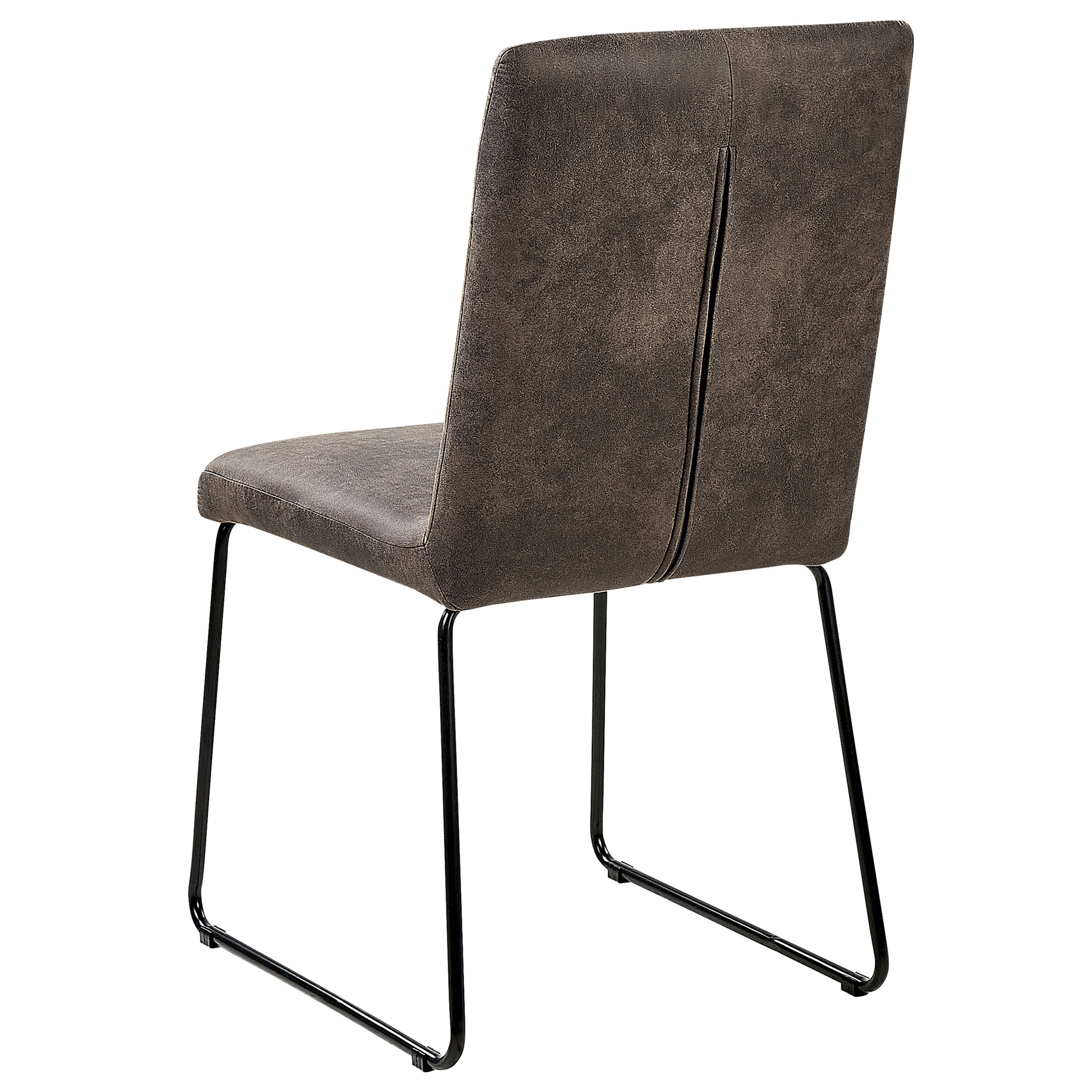 Set de 2 scaune dining NEVADA Gri închis [7]